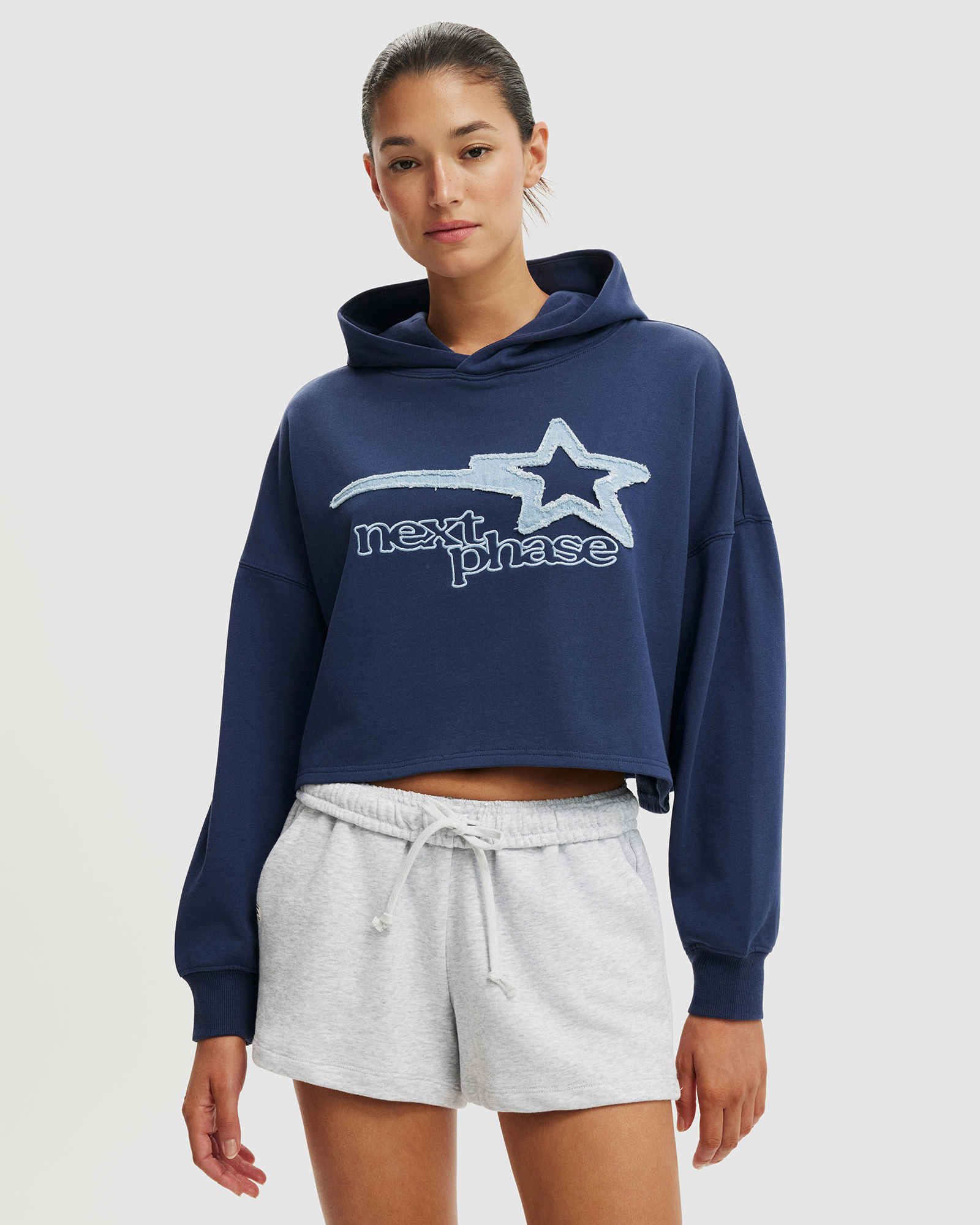Cropped Oversized Hoodie