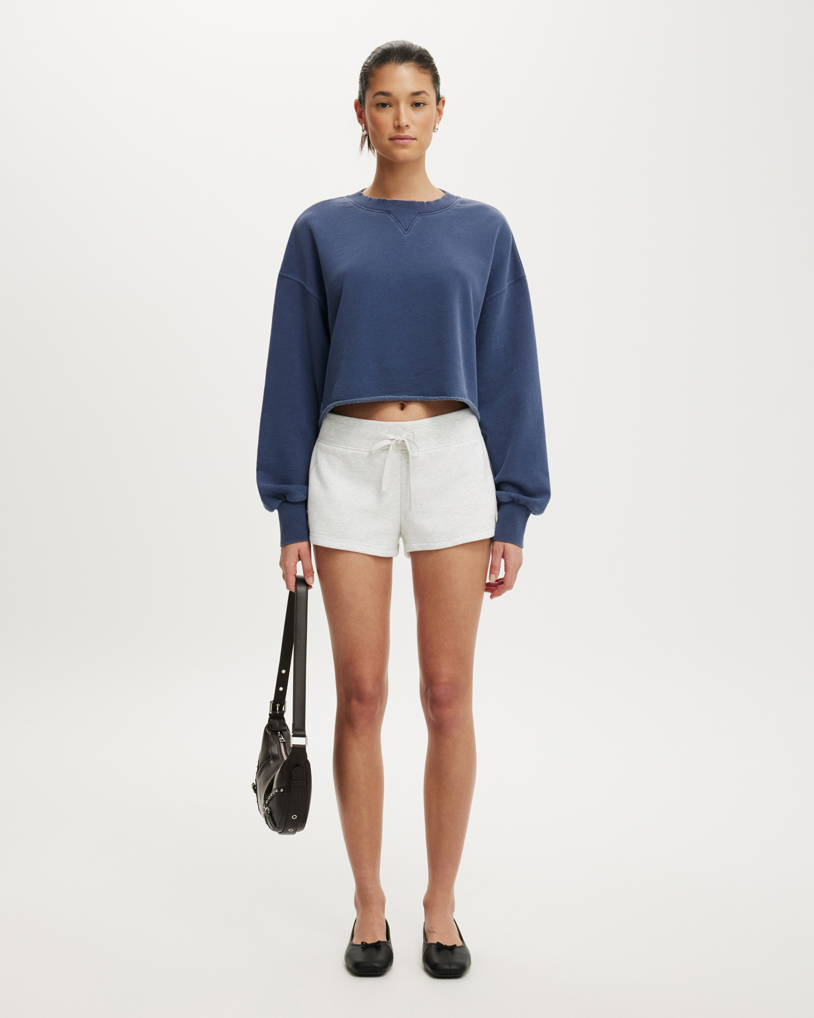 Wide Band Micro Sweatshorts