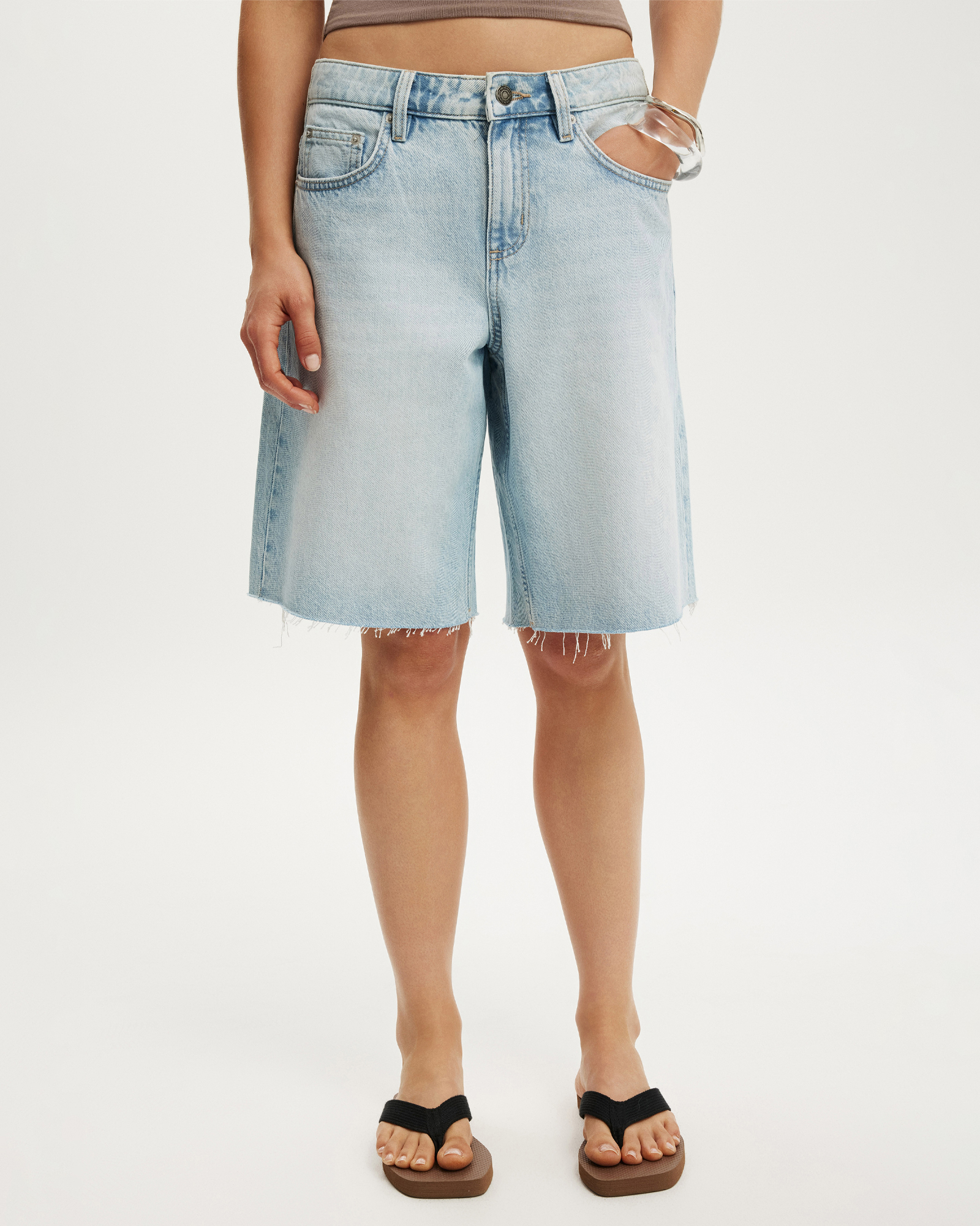 Baggy Denim Shorts
