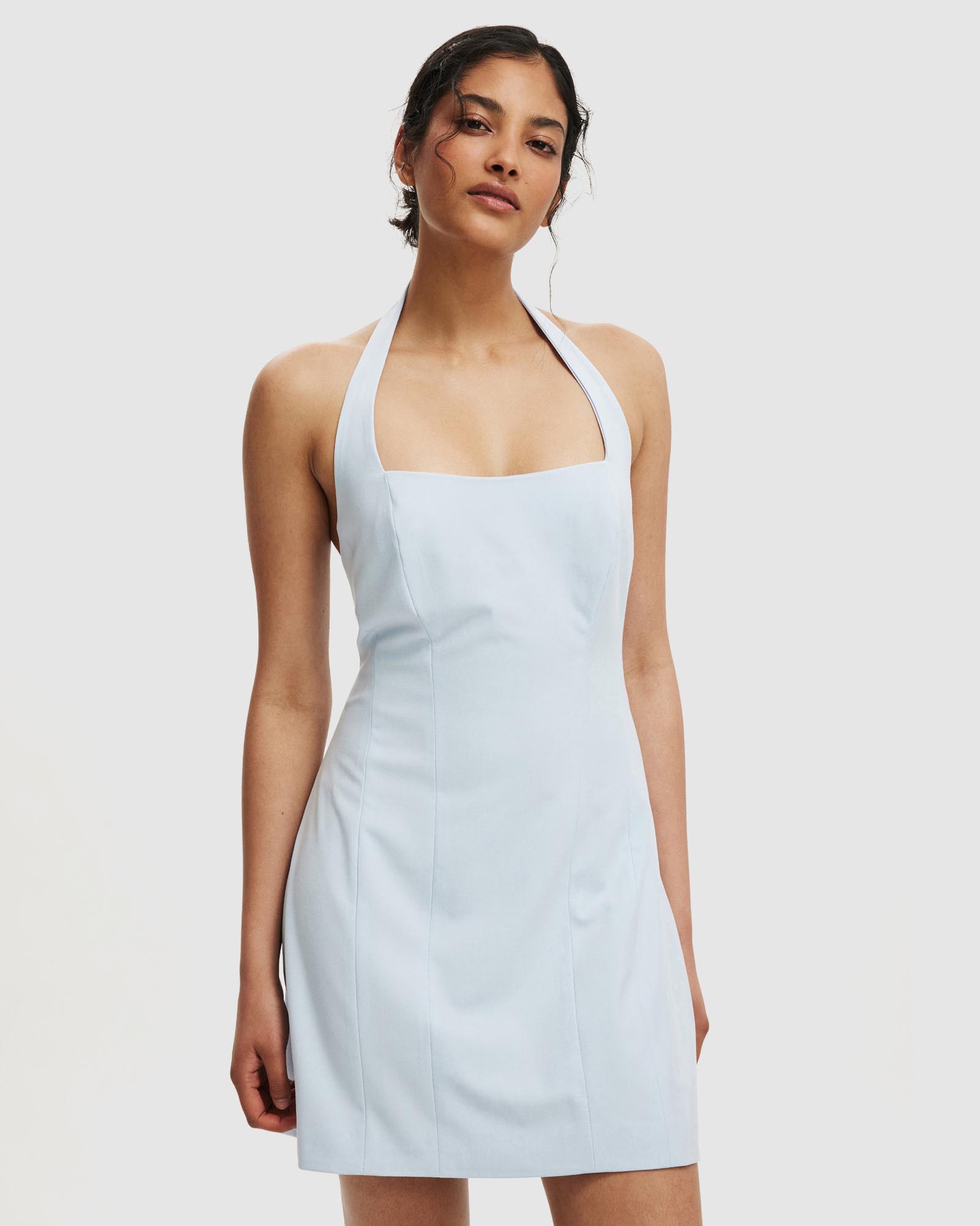 Izzy Halter Suiting Dress