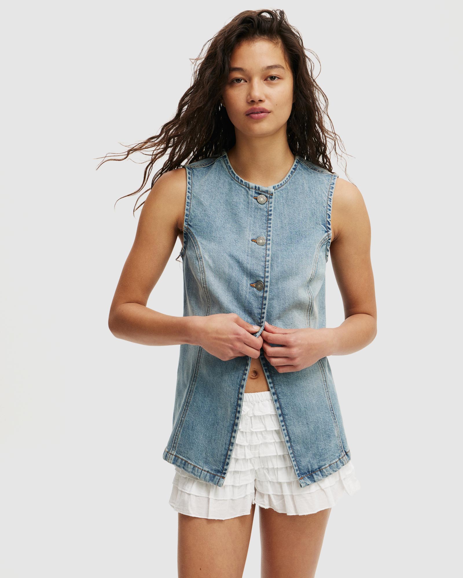 Sienna Denim Vest