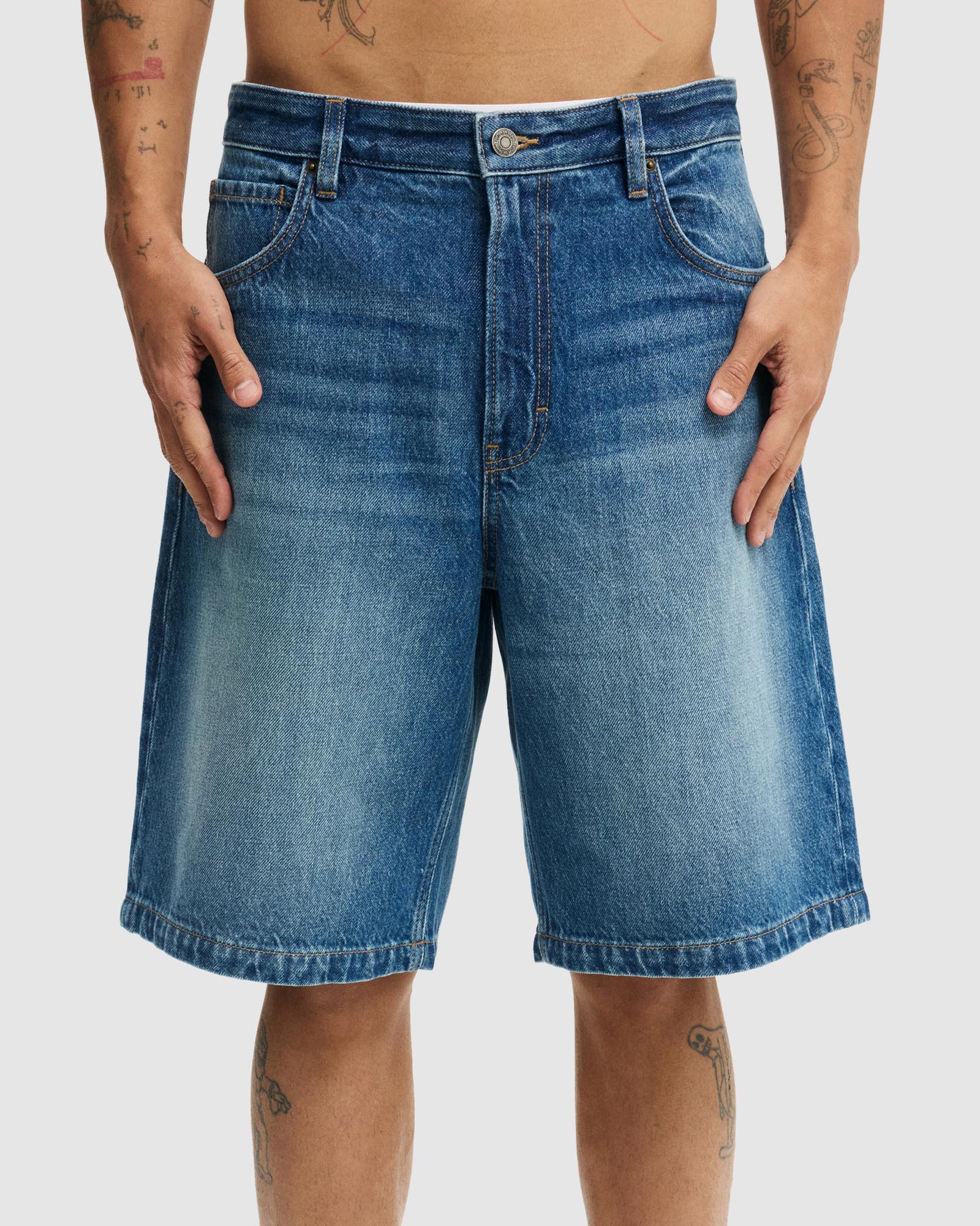 Baggy Denim Shorts