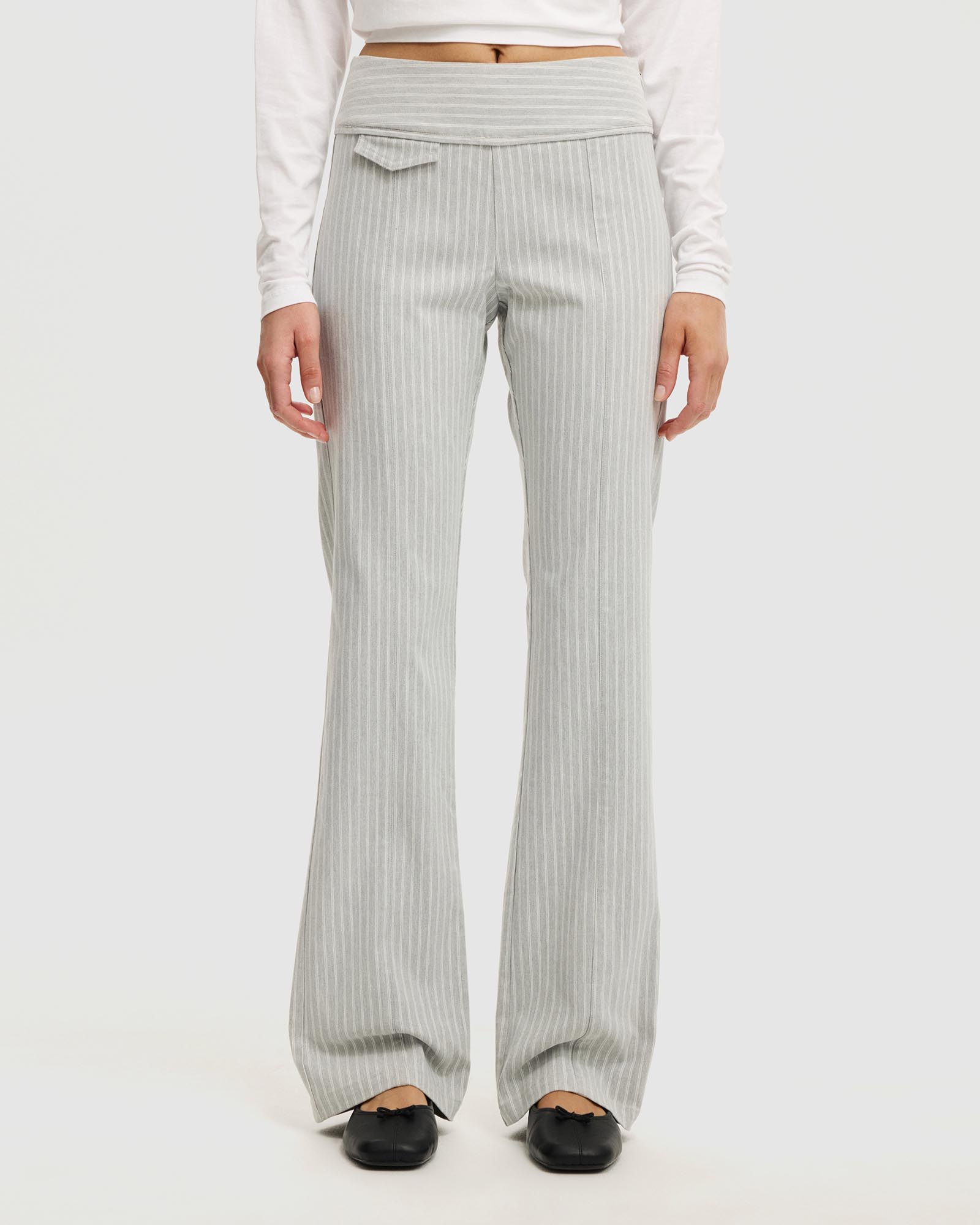 Stretch Fitted Pants