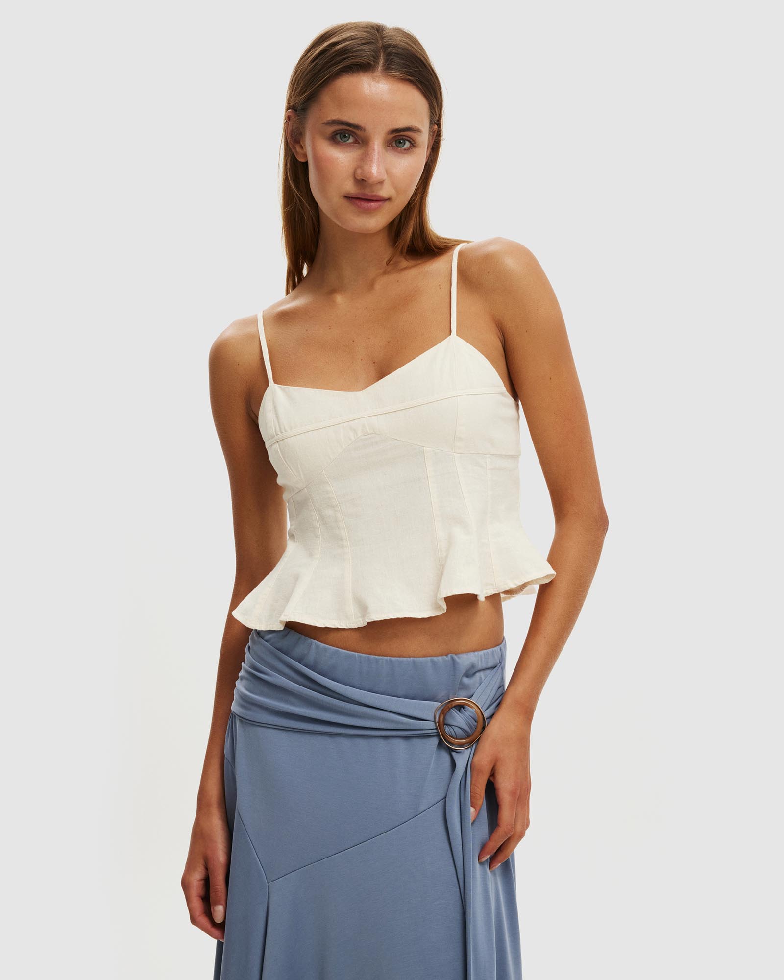 Cara Seamed Corset Cami