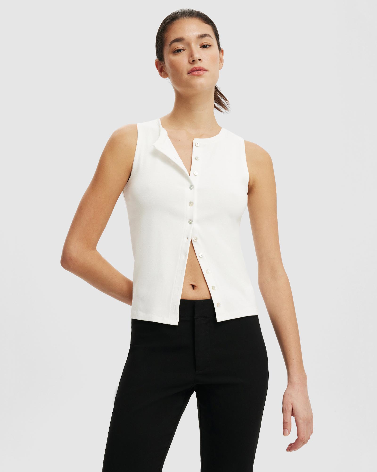 Bailey Button Detail Vest
