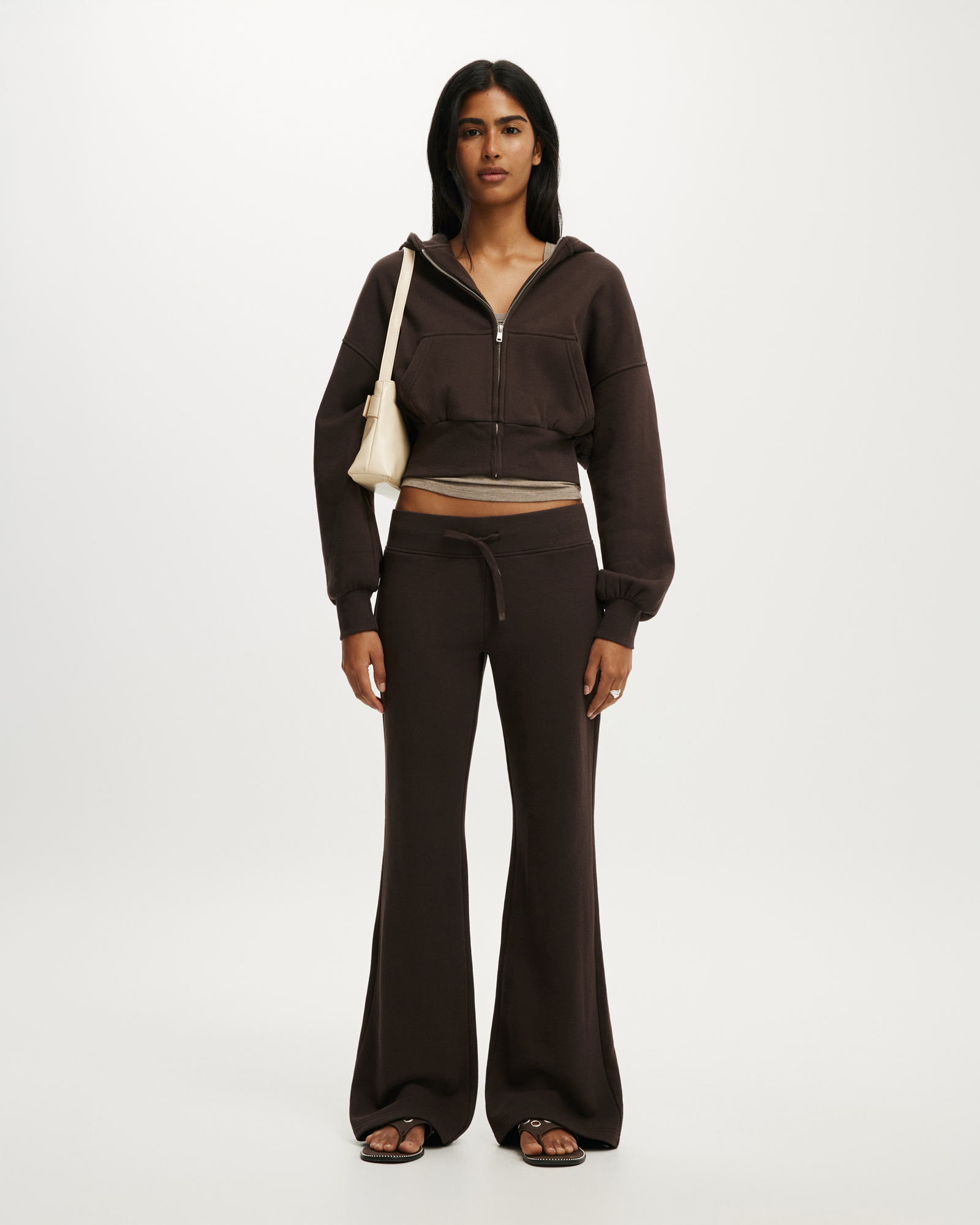 Low Rise Bootleg Sweatpants