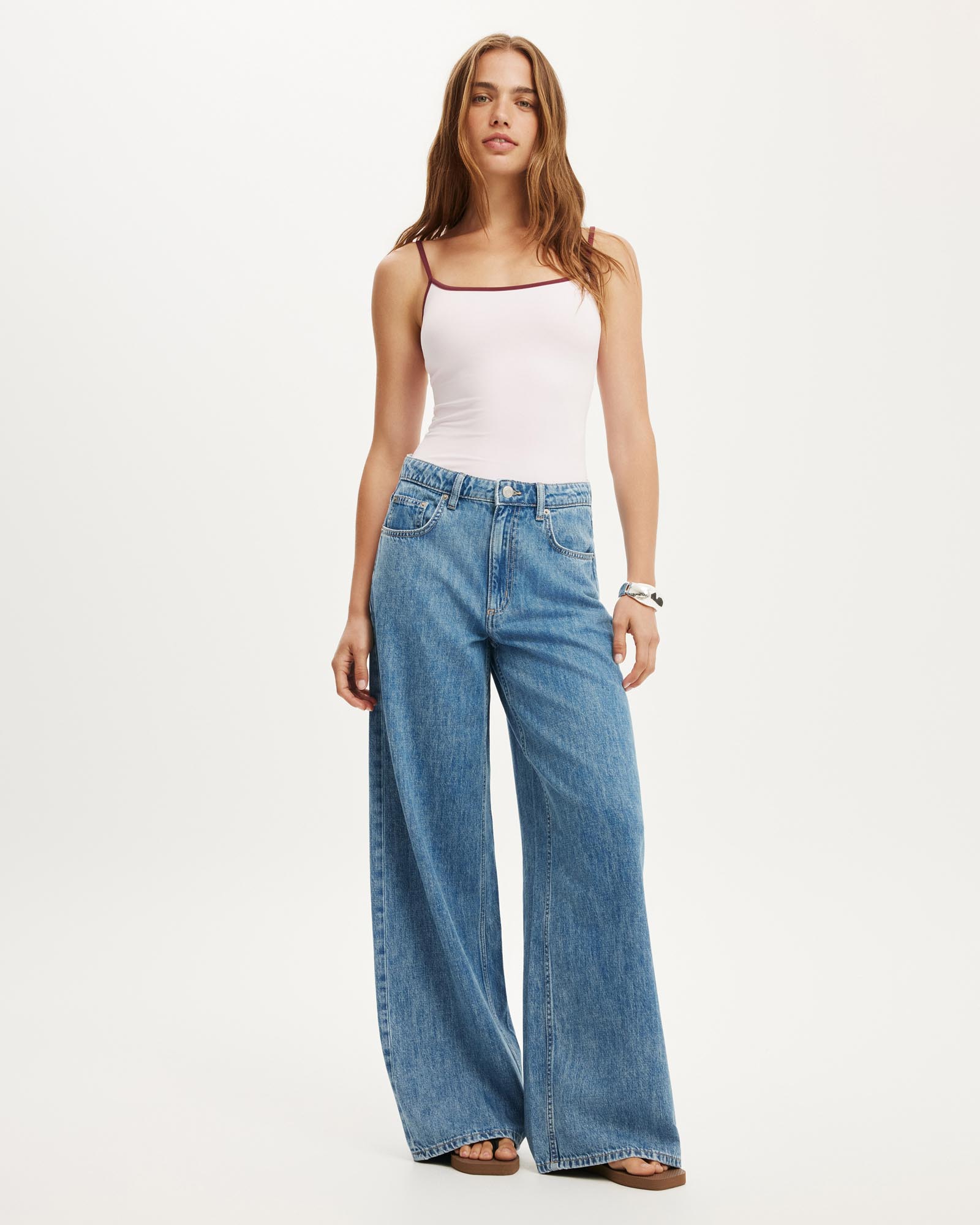 High Rise Wide Jeans