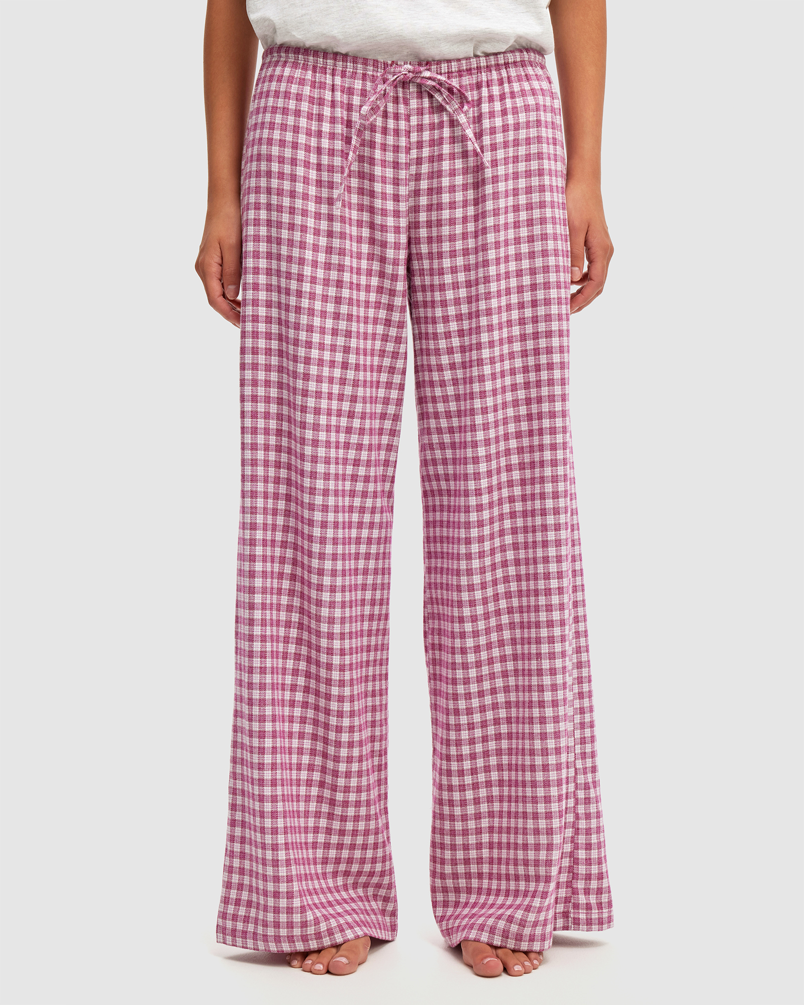 Cloud Soft Flannel Wide Leg Pants