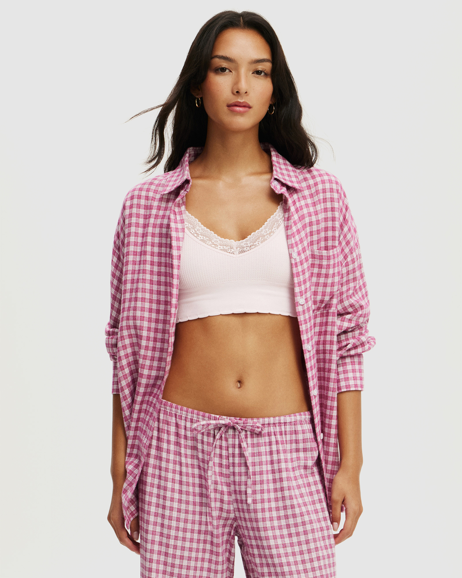 Cloud Soft Flannel Oversized Shirt