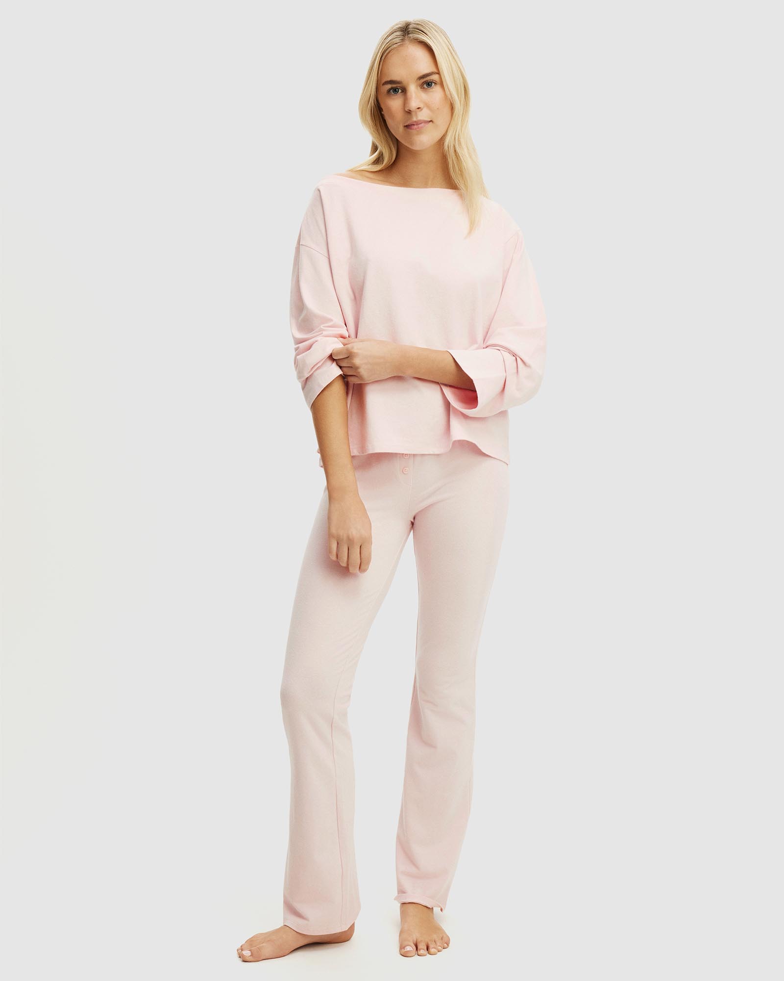 Dreamy Soft Cotton Long Pyjama Sleep Set