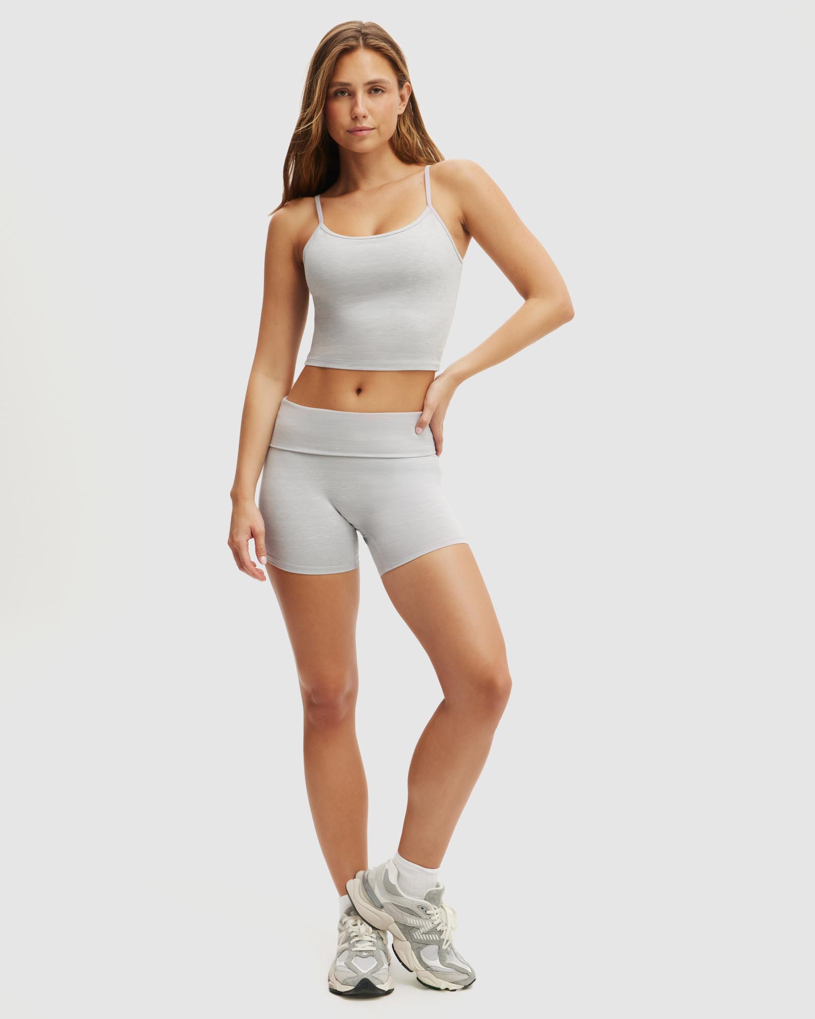 Ultra Soft Roll Over Shortie Shorts