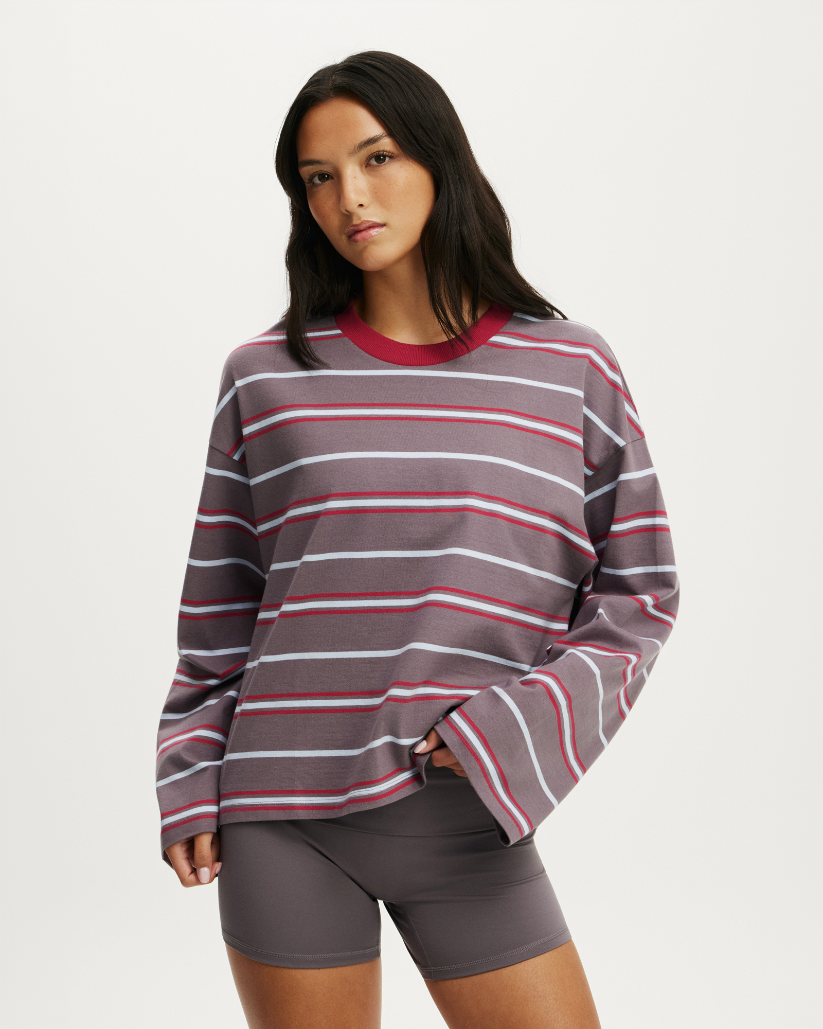 Long Sleeve Graphic Crew Sweatshirt