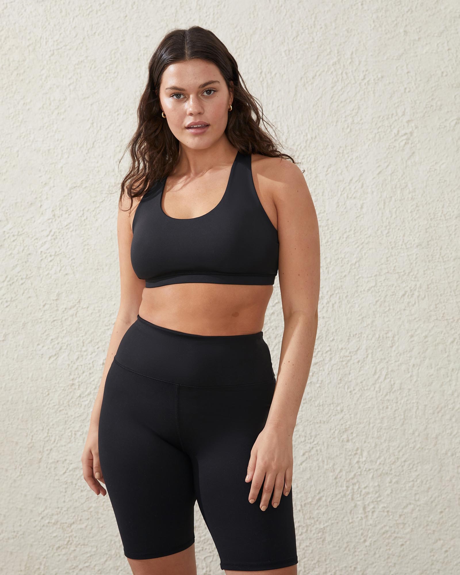 Recycled Strappy Sports Crop Top