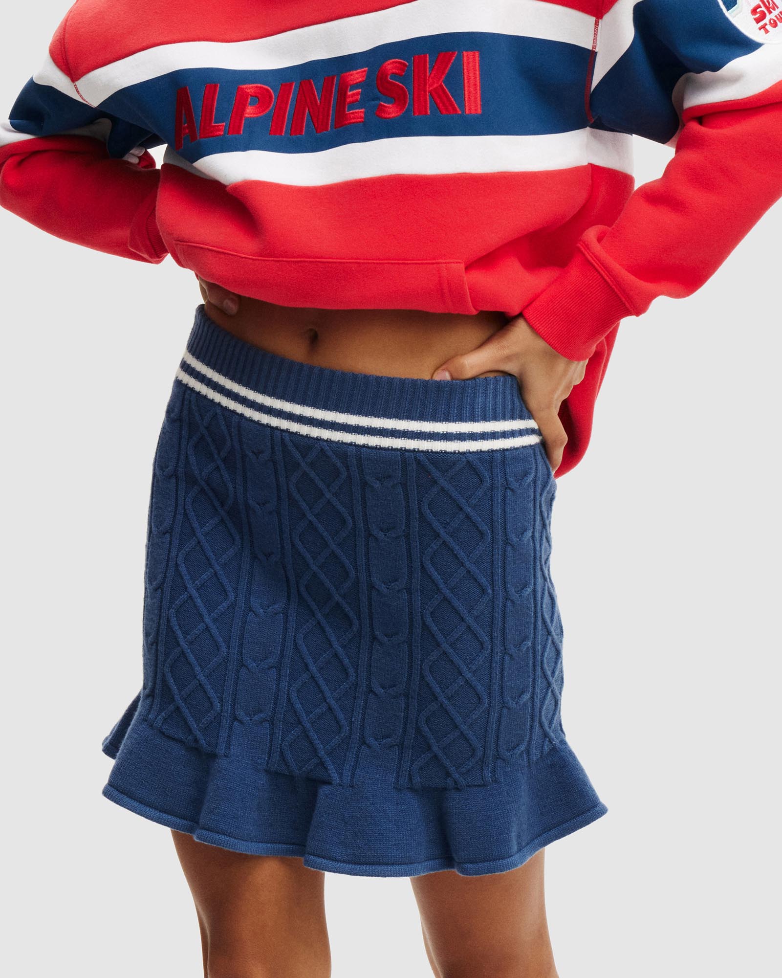 Knit Flippy Skirt