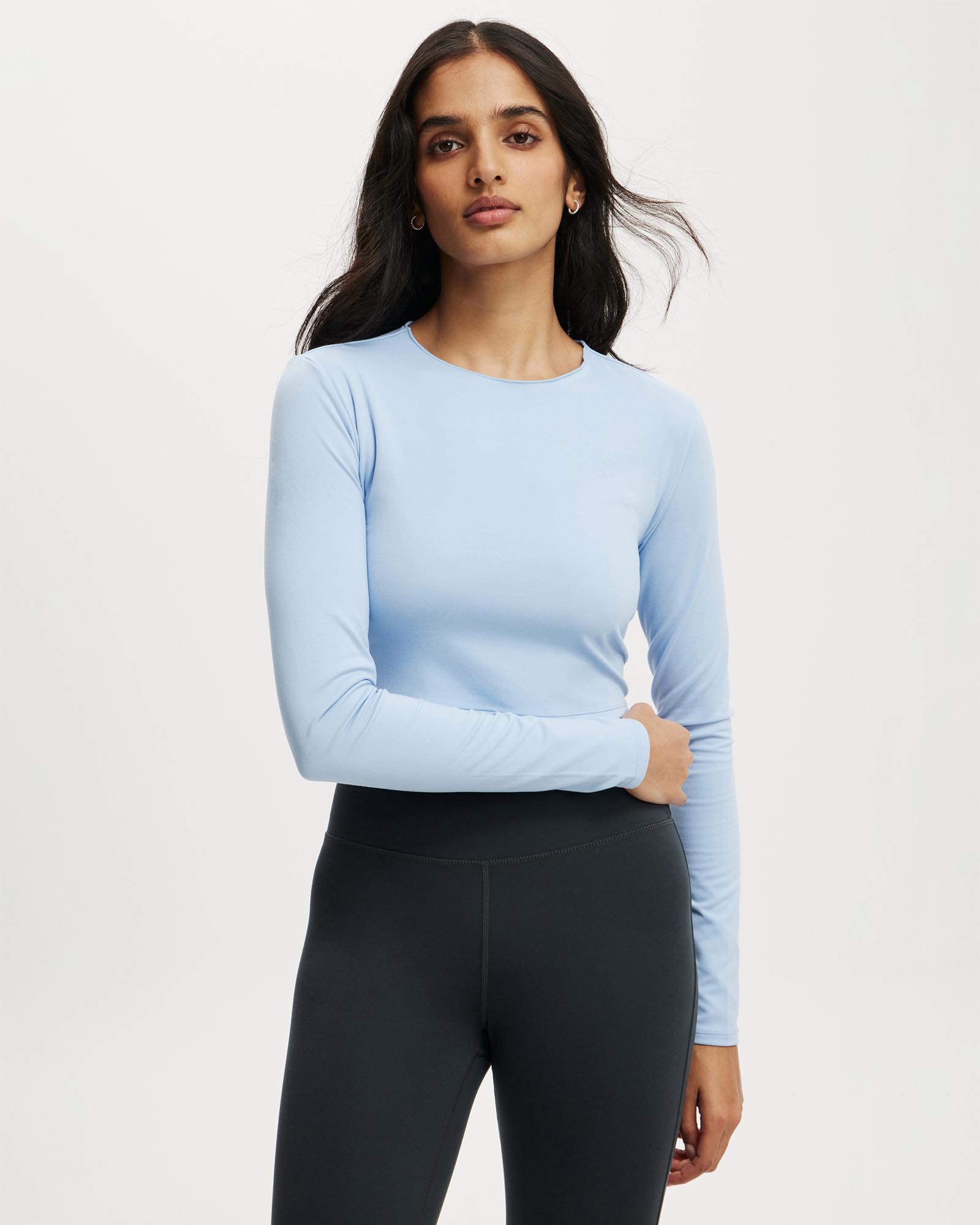 Open Tie Back LS Tee