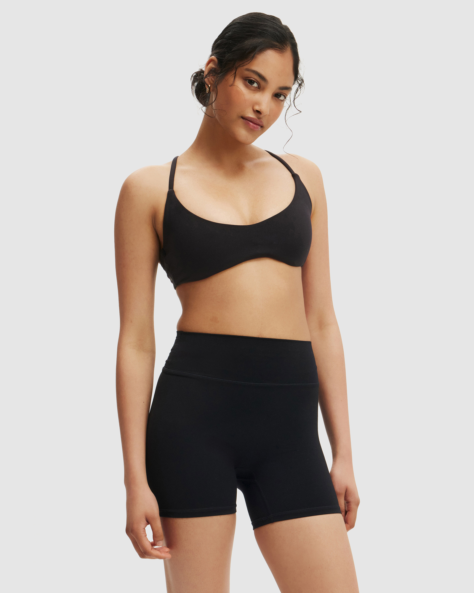 Ultra Soft Minimal Strappy Crop
