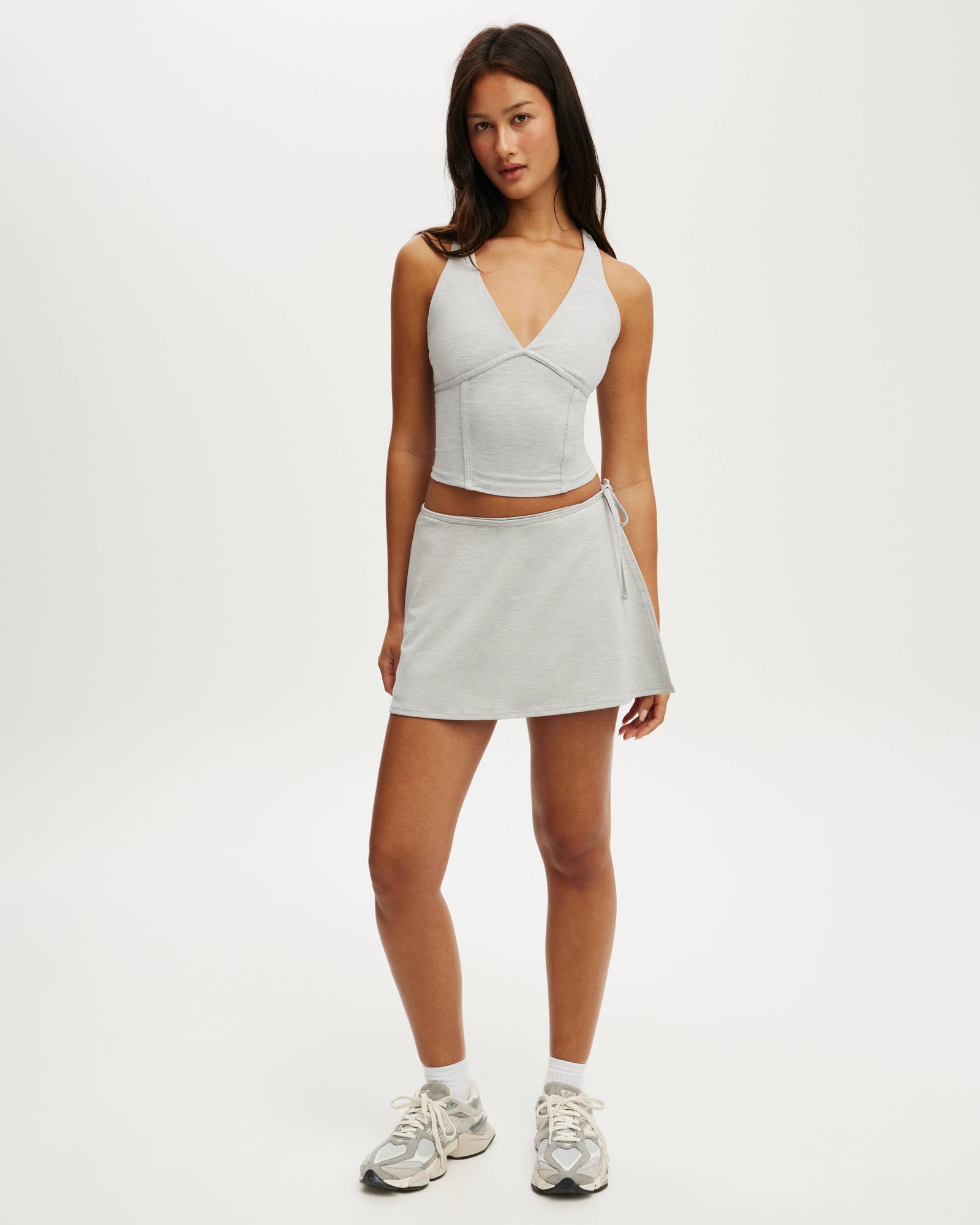 Ultra Soft Wrap Skirt With Tie
