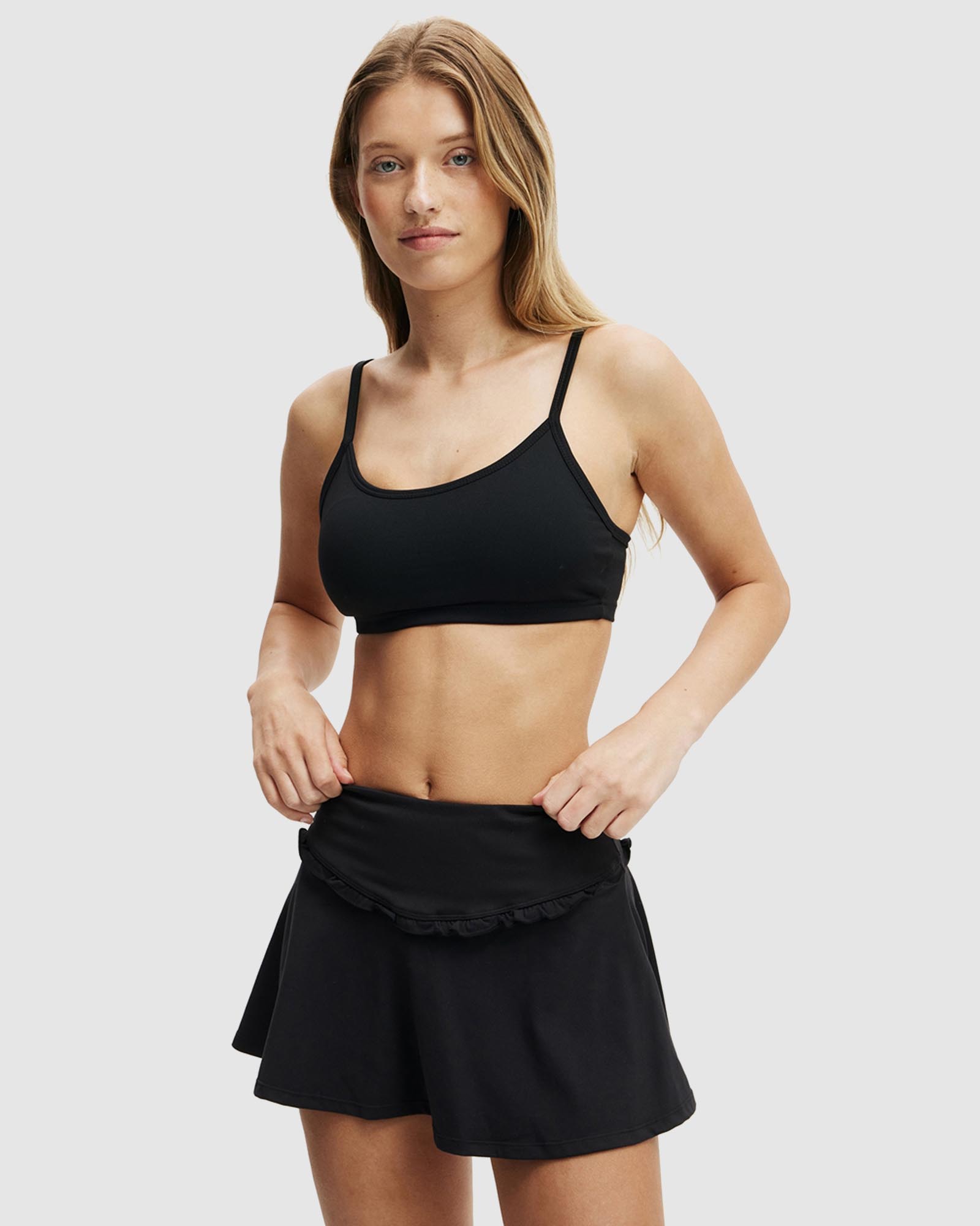 Ultra Soft Mini Frill Skirt