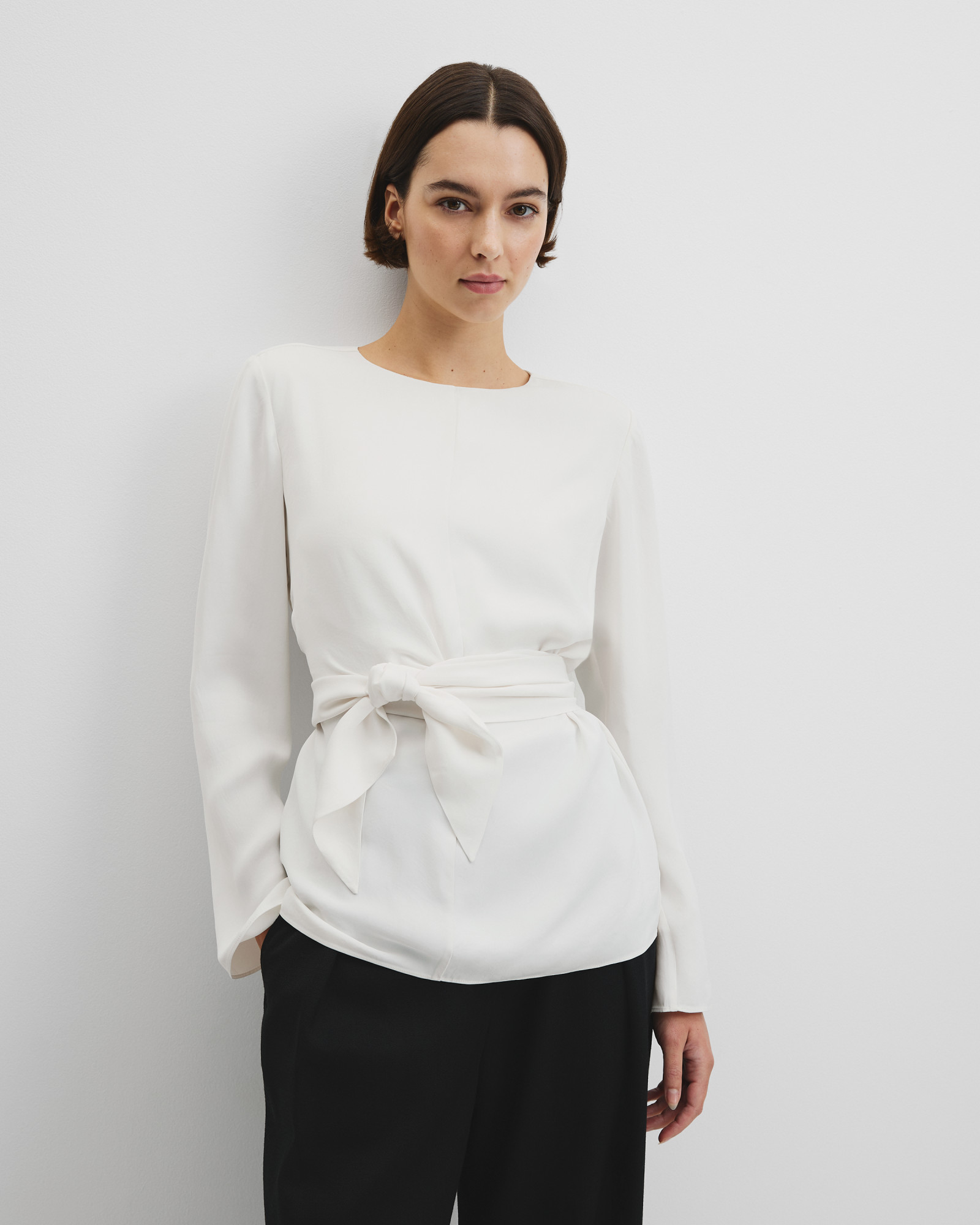 Twist Long Sleeve Blouse