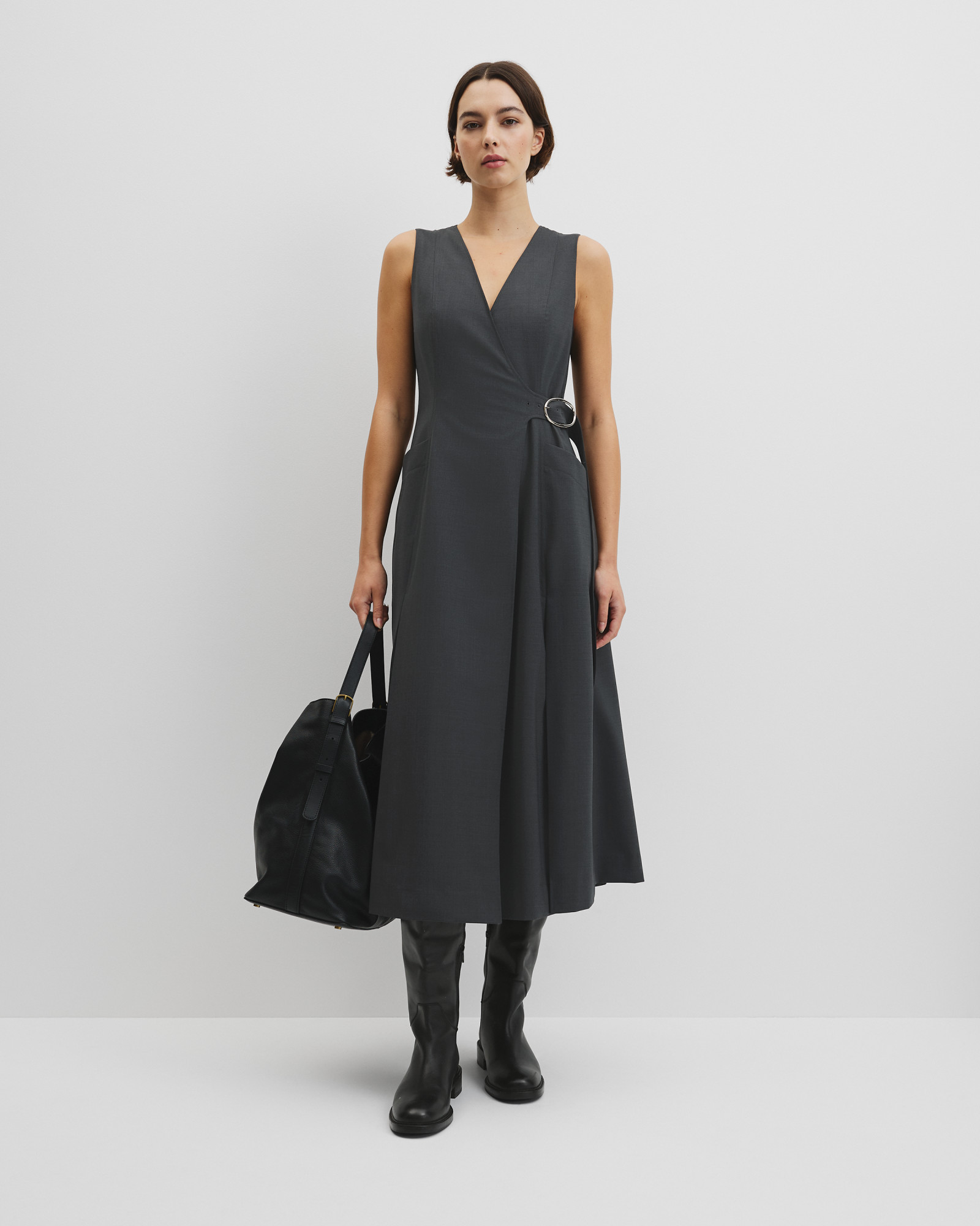 Wool Wrap Dress