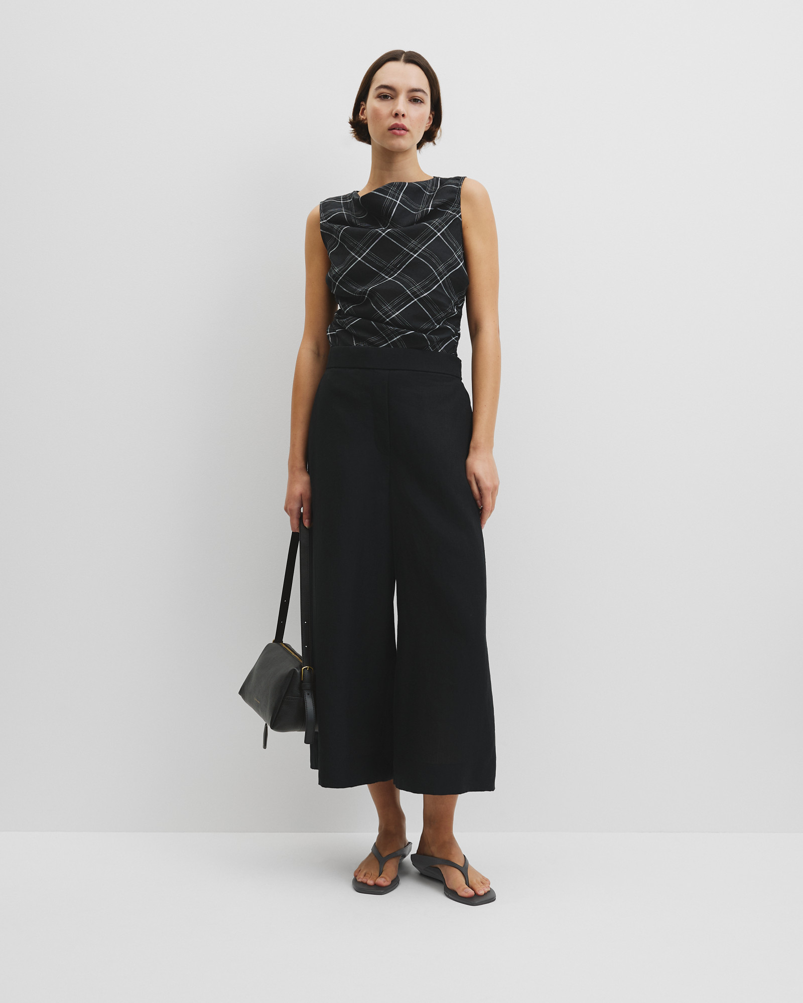 Organically Grown Linen Wide-leg Pant
