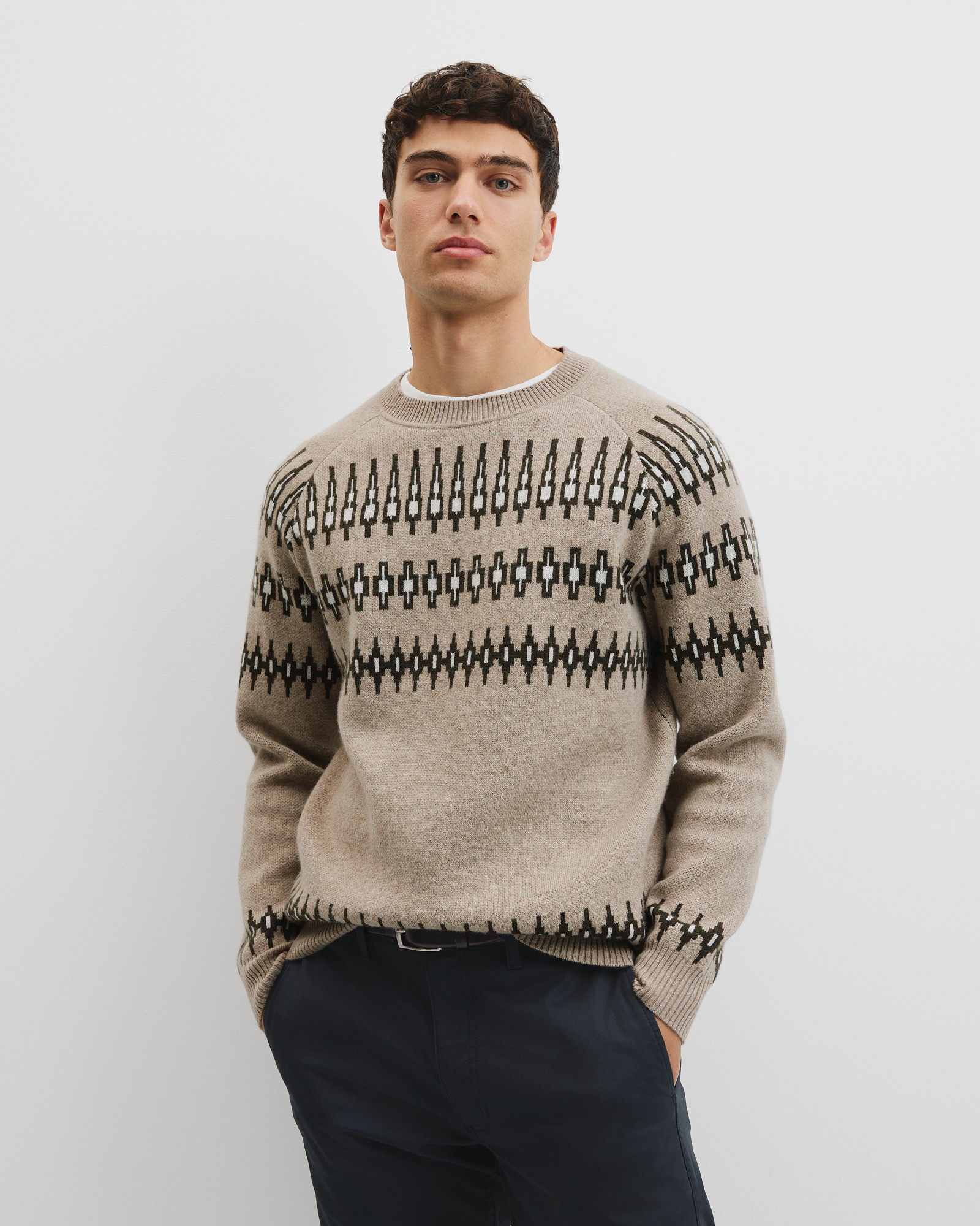 Wool Fair Isle Knit