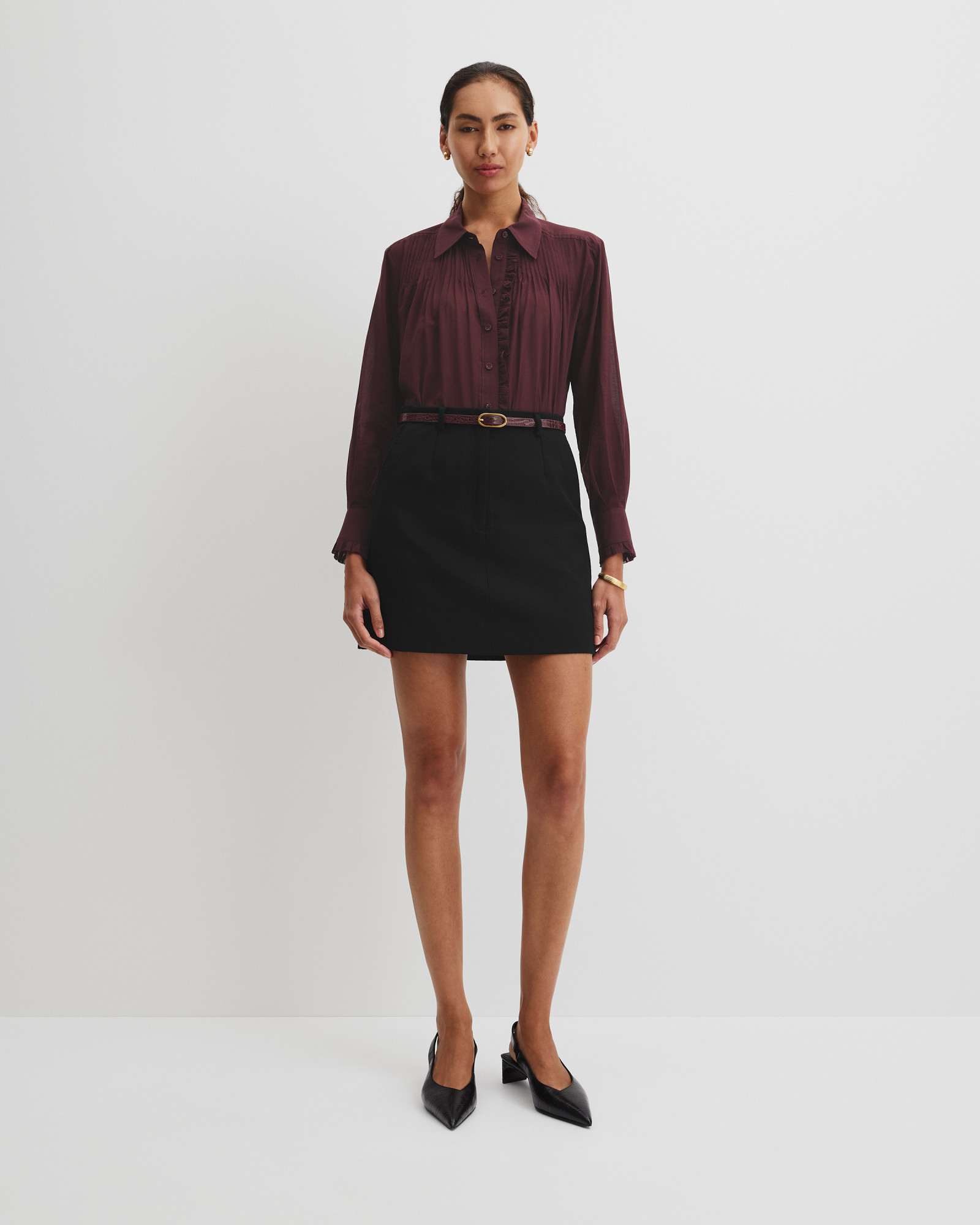 Soft Ruffle Blouse