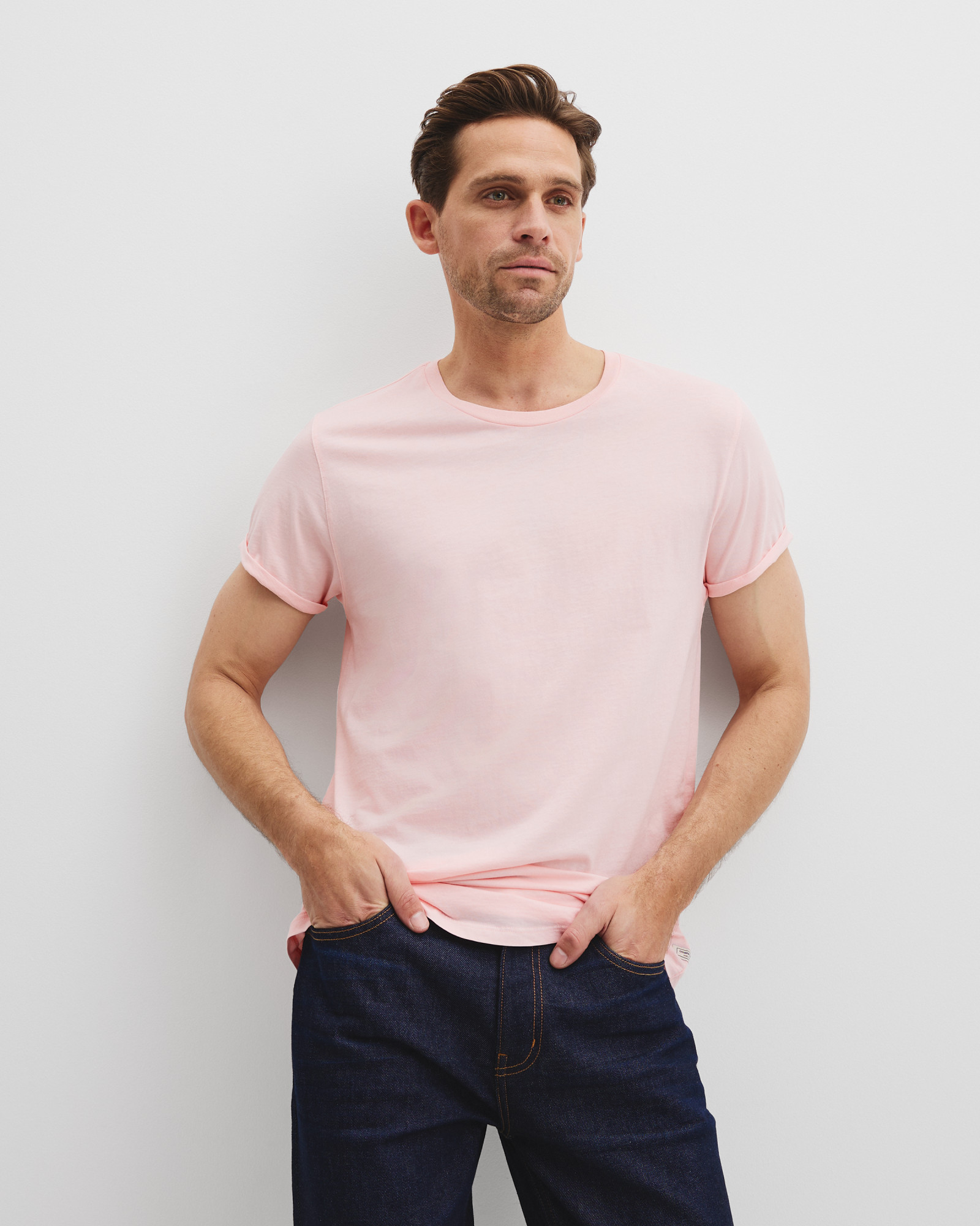 Australian Cotton Longline Garment Dye T-shirt
