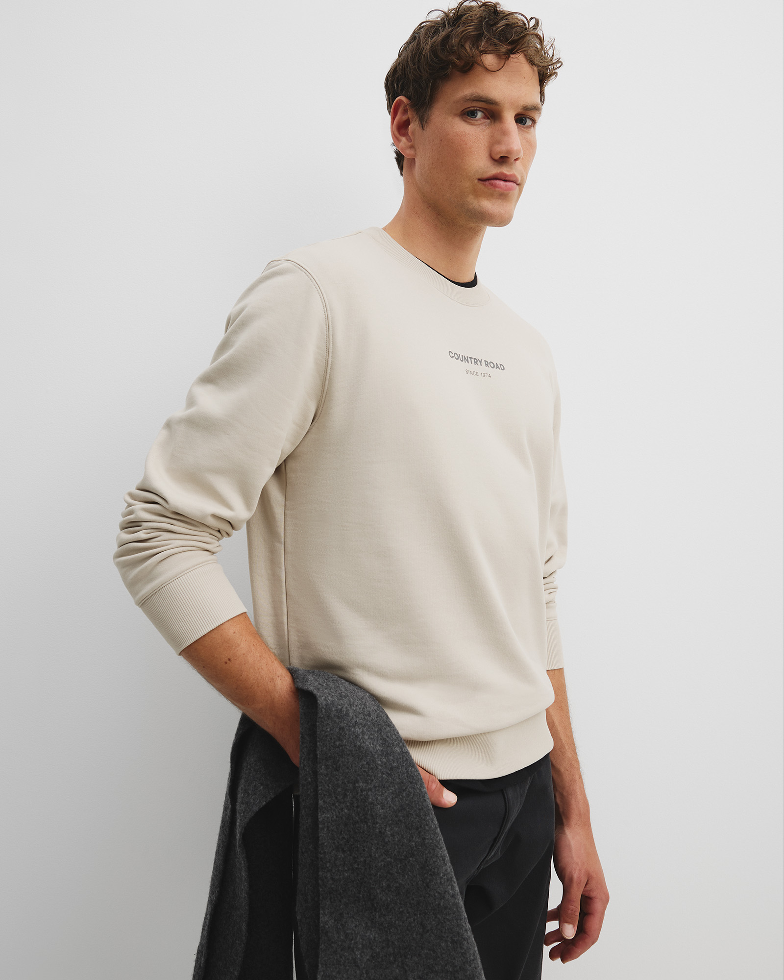 Australian Cotton Modern Logo Sweat
