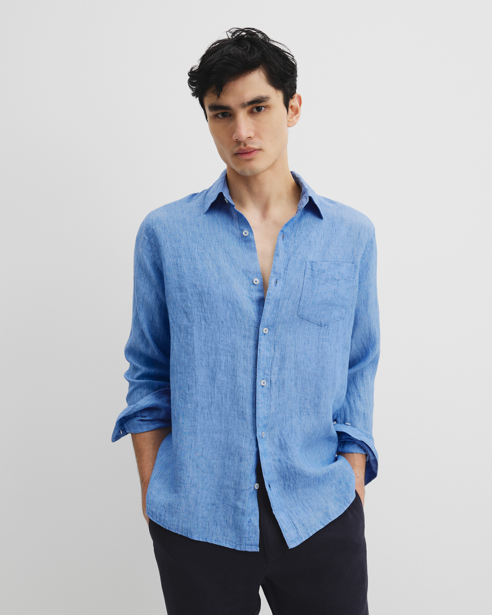 Regular Fit Organically Grown Linen Shirt