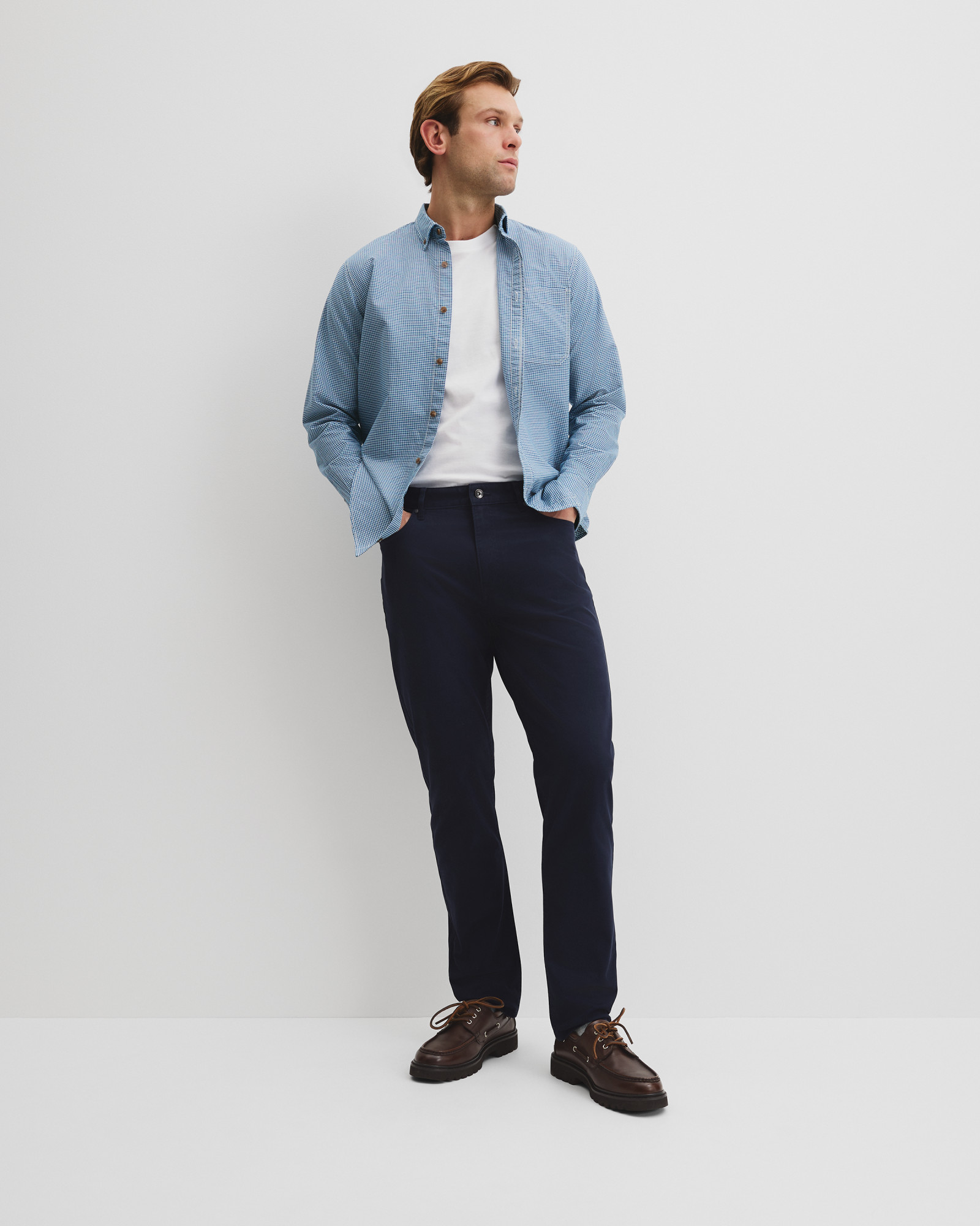 Australian Cotton Tapered Five Pocket Pant