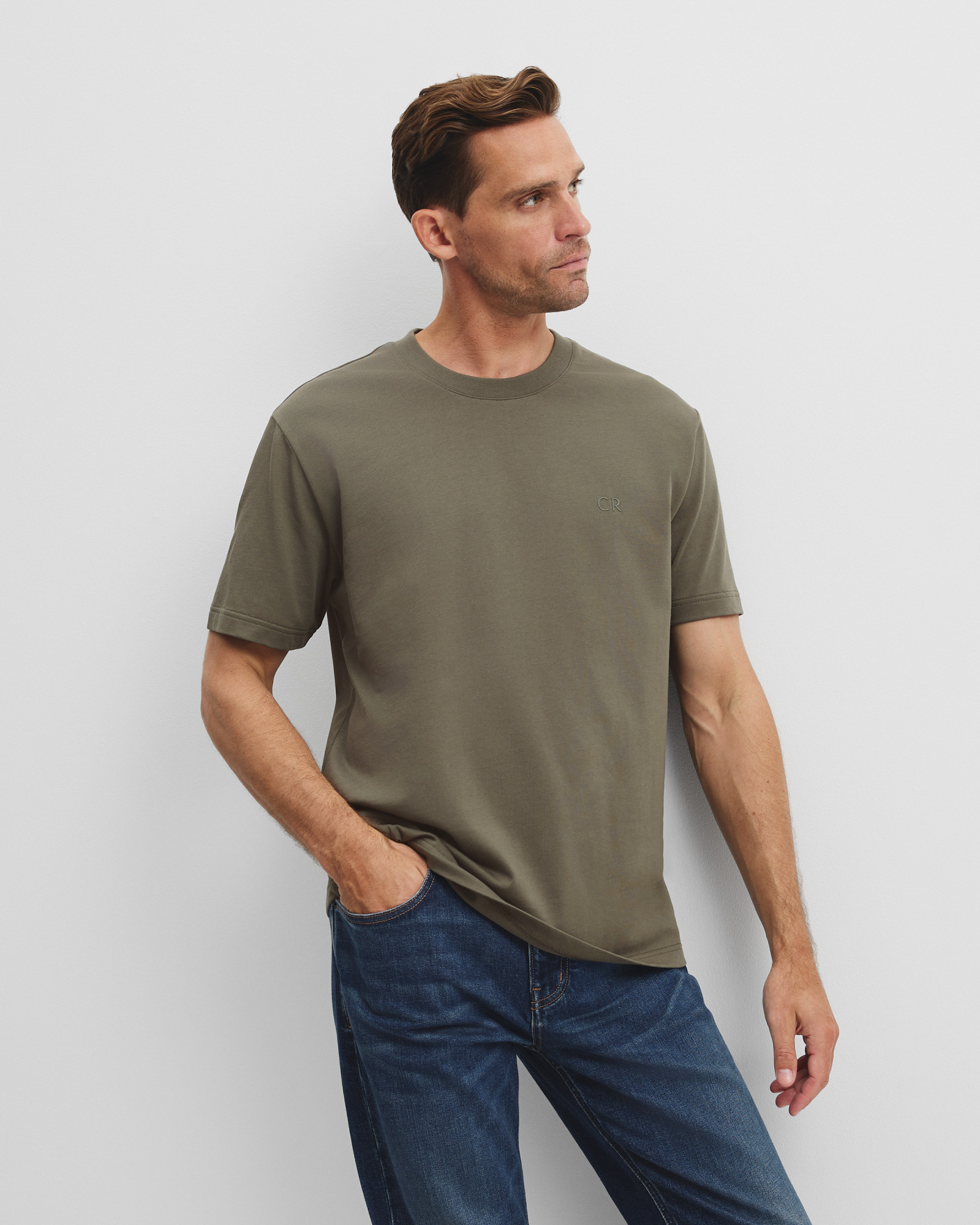 Australian Cotton Cr Logo T-shirt
