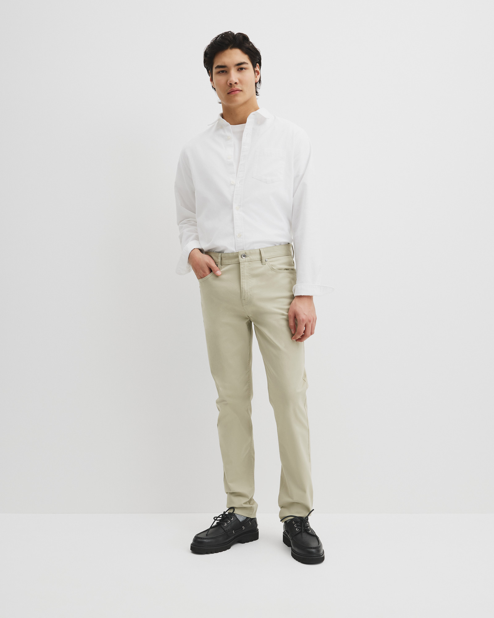 Australian Cotton Tapered Five Pocket Pant