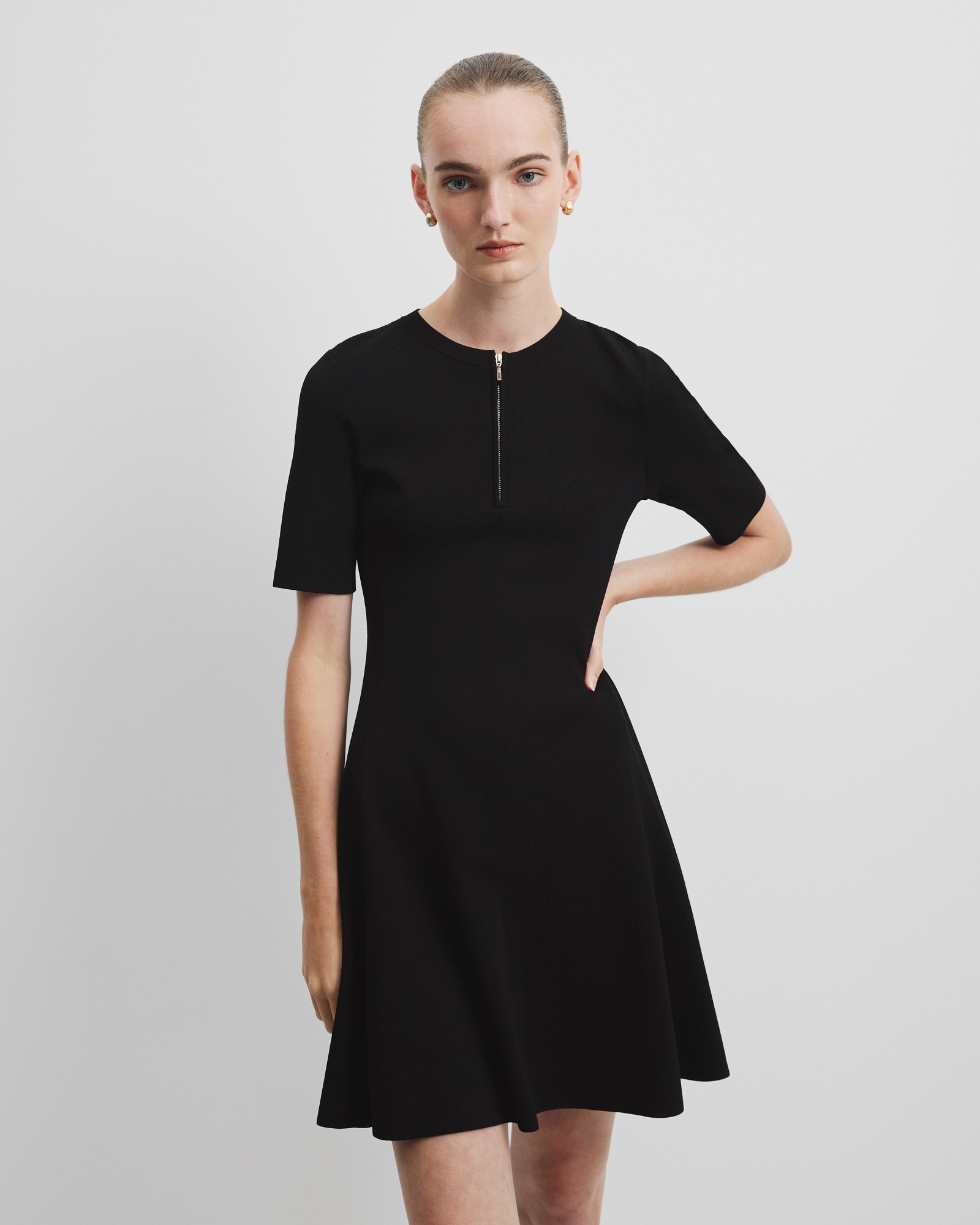Compact Knit Mini Dress