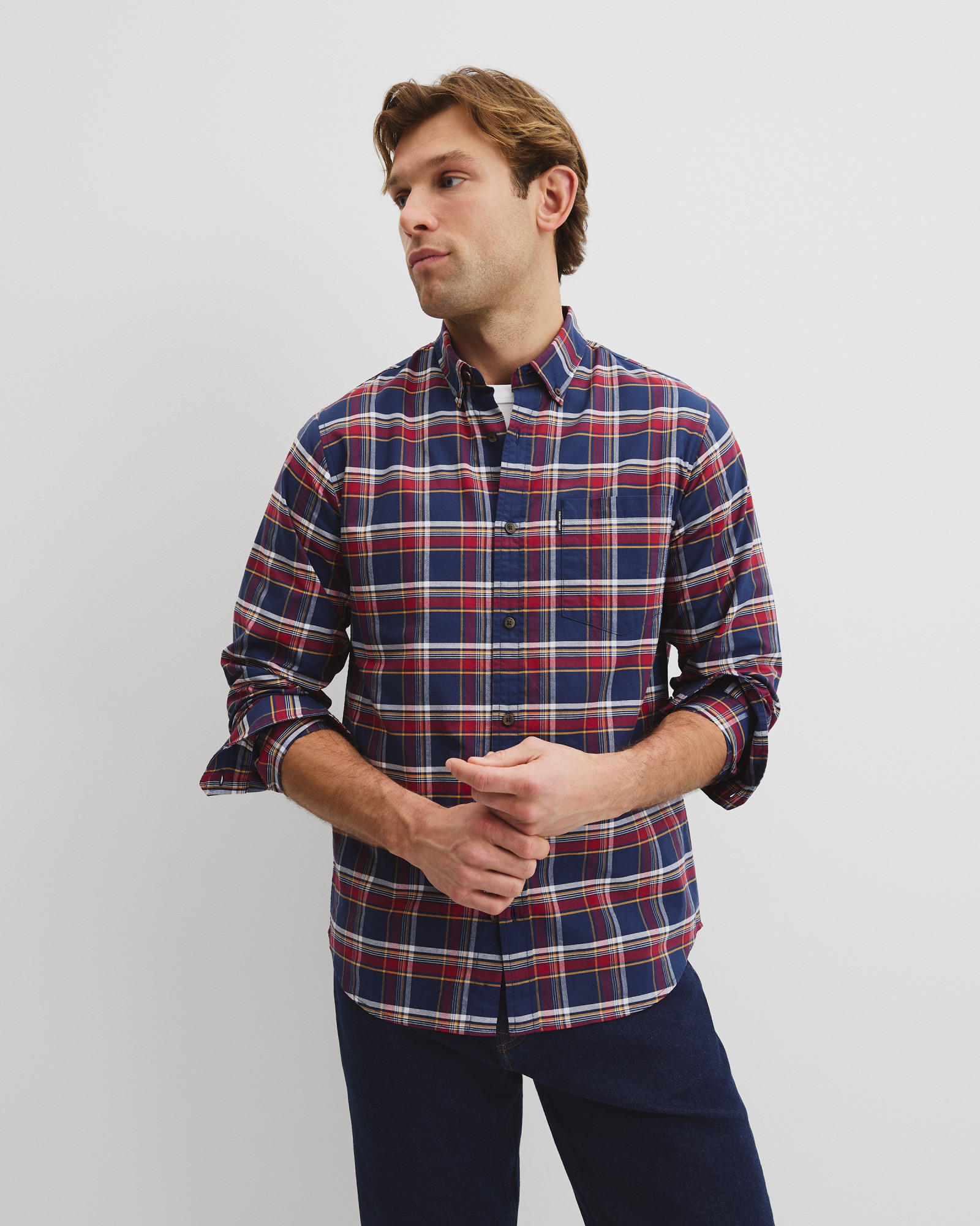 Australian Good Earth Cotton Regular Fit Check Shirt