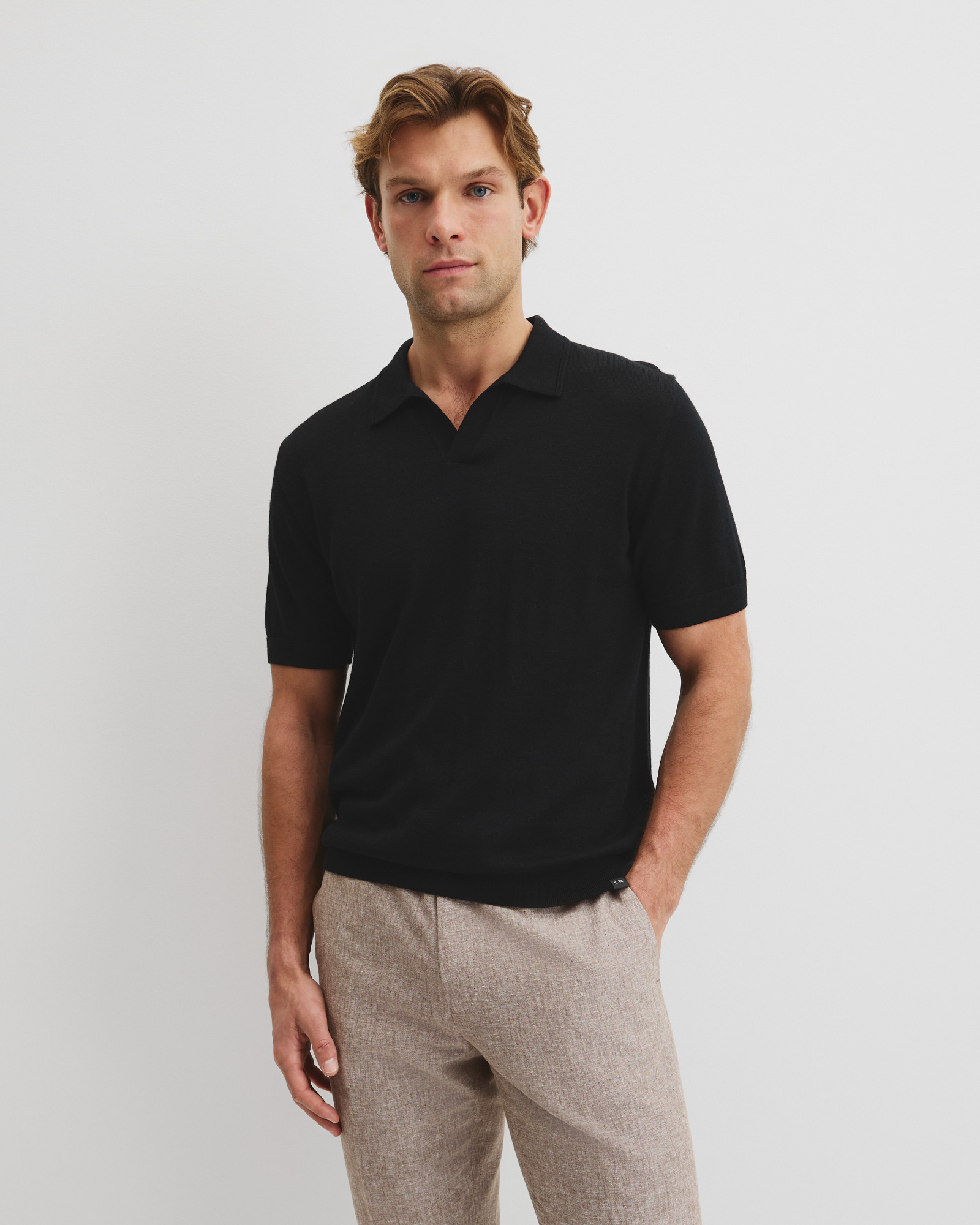 Australian Merino Short Sleeve Trophy Knit Polo