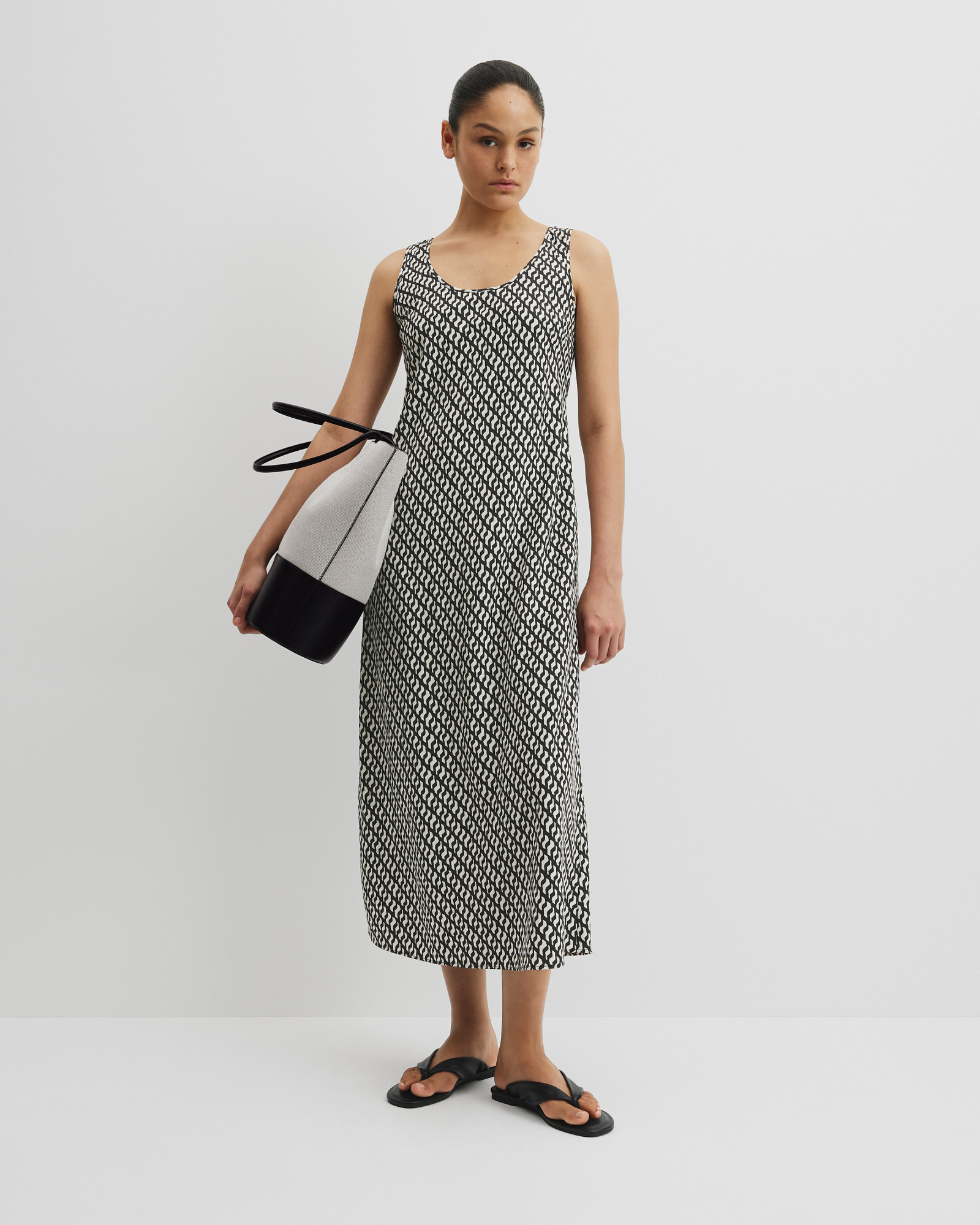 Print Maxi Tank Dress
