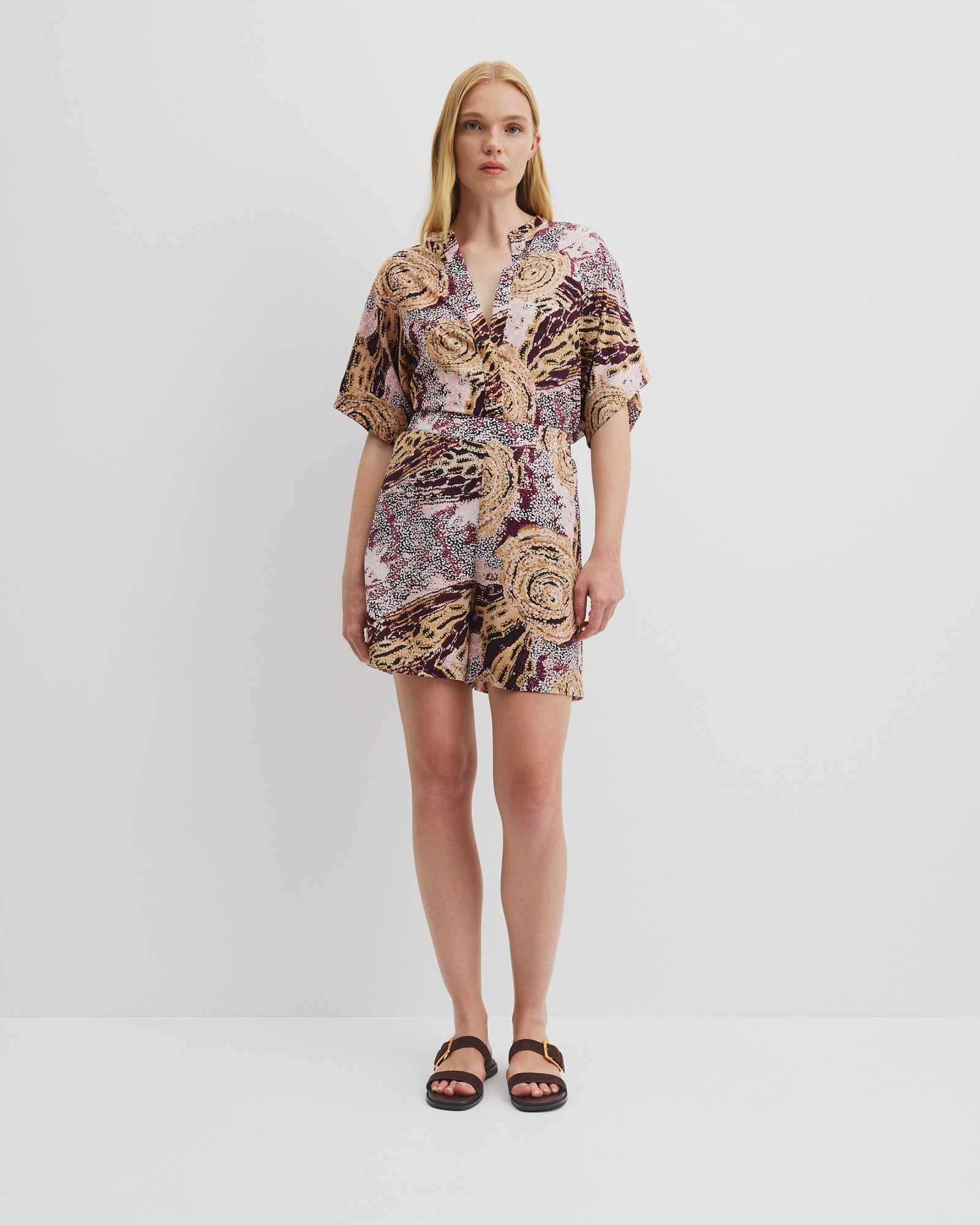 Country Road X Ngali Silk Print Short