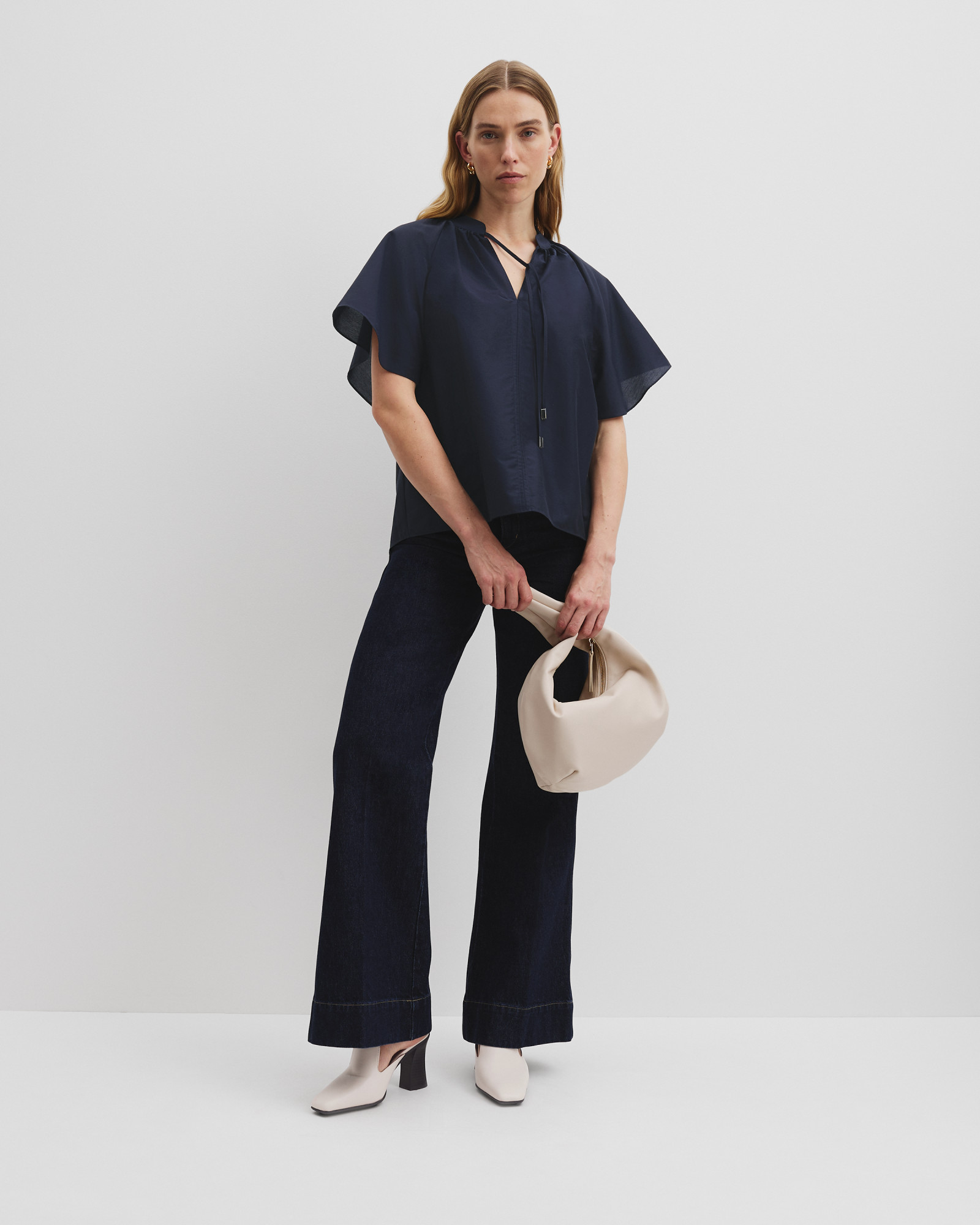 Flutter Sleeve Blouse
