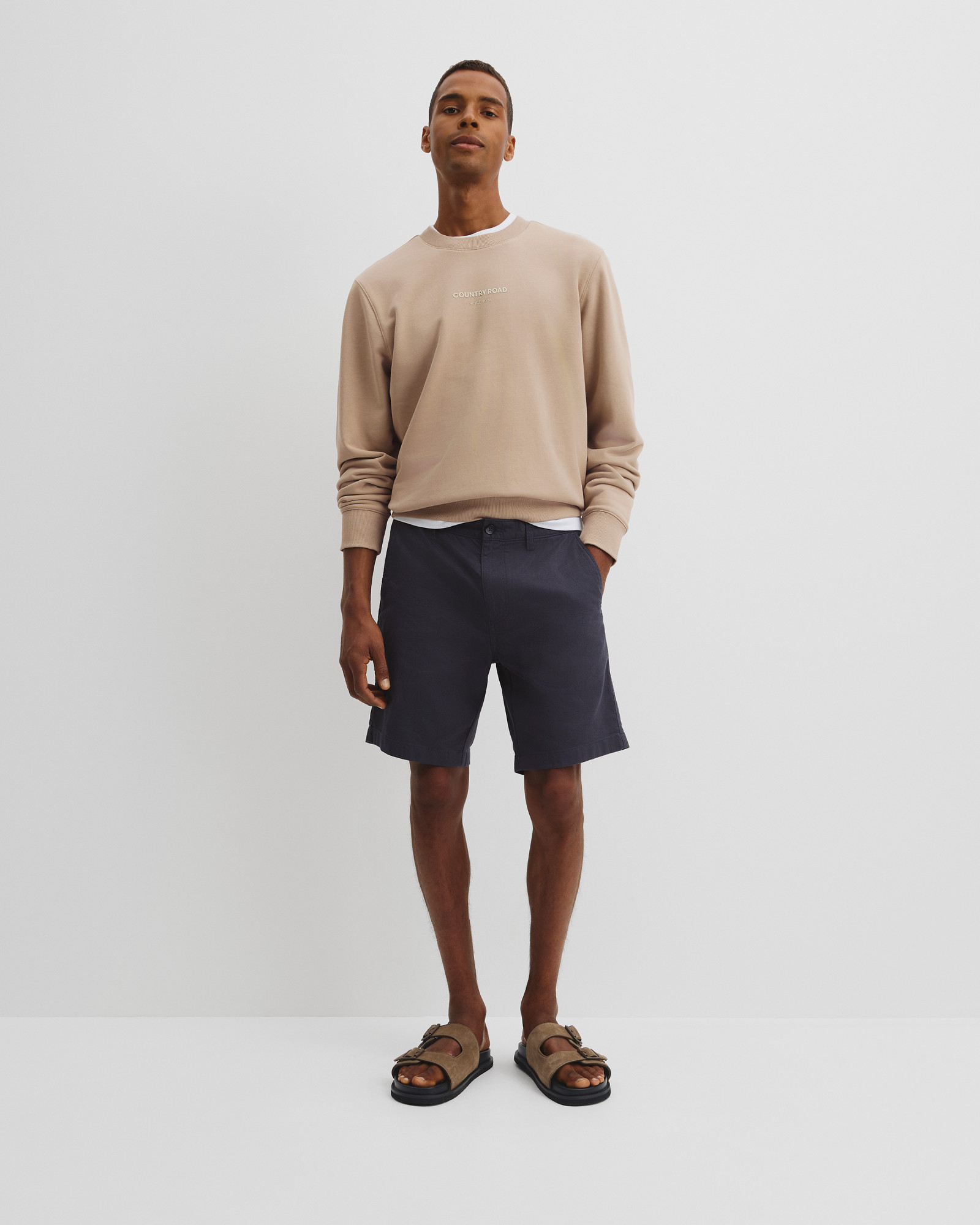Cotton Stretch Textured Short