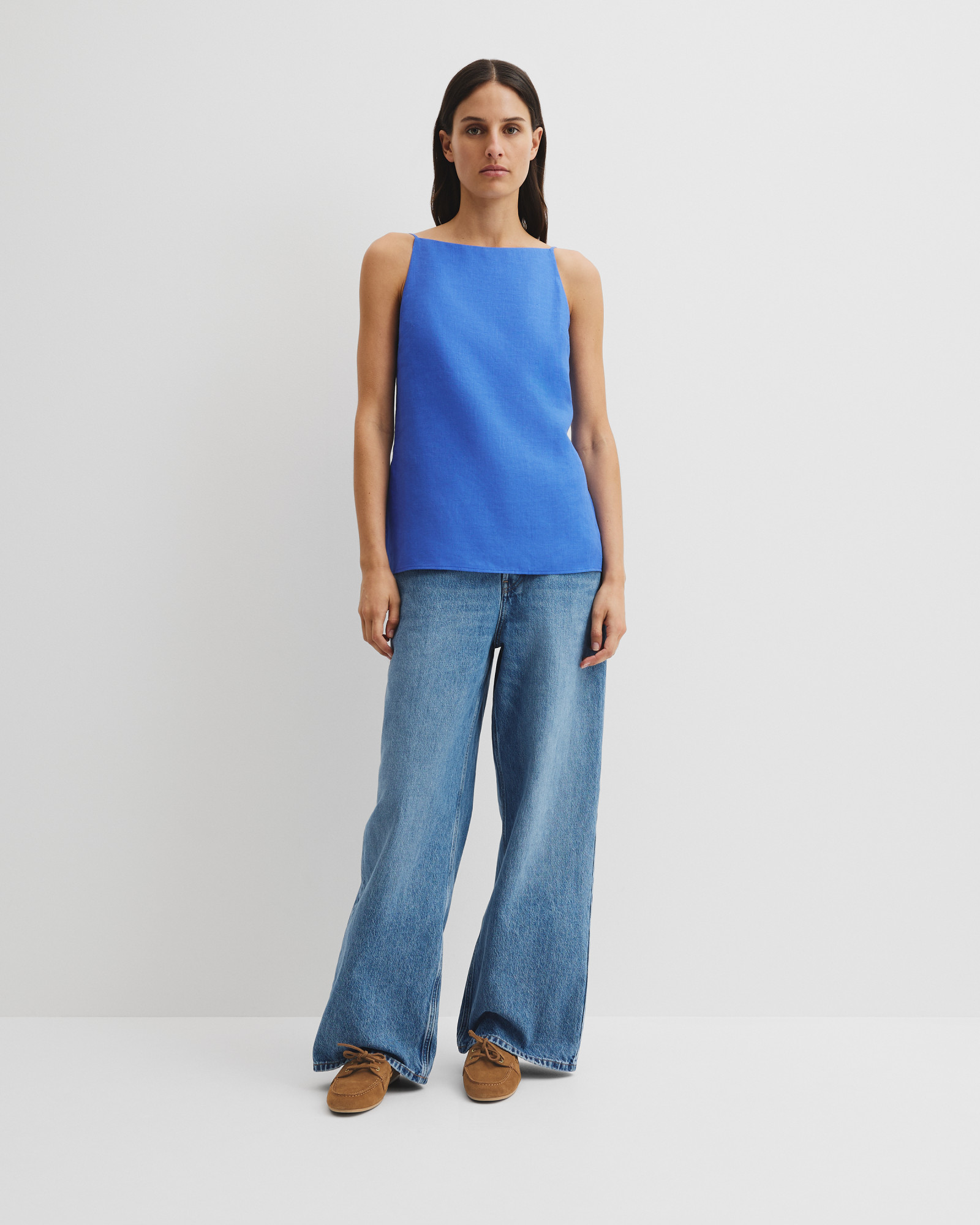 Organically Grown Linen Longline Cami