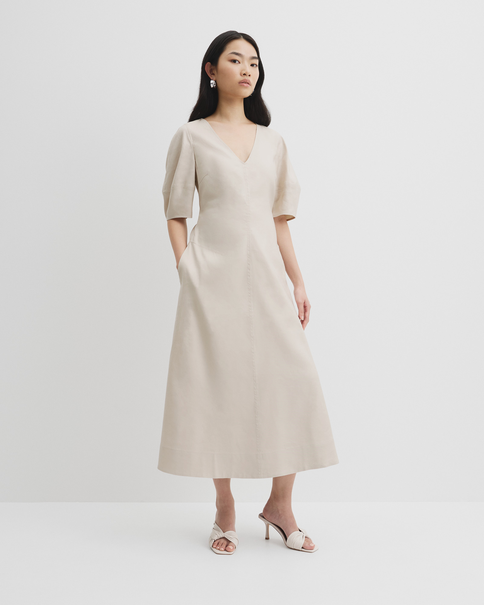 Fit And Flare Midi Dress