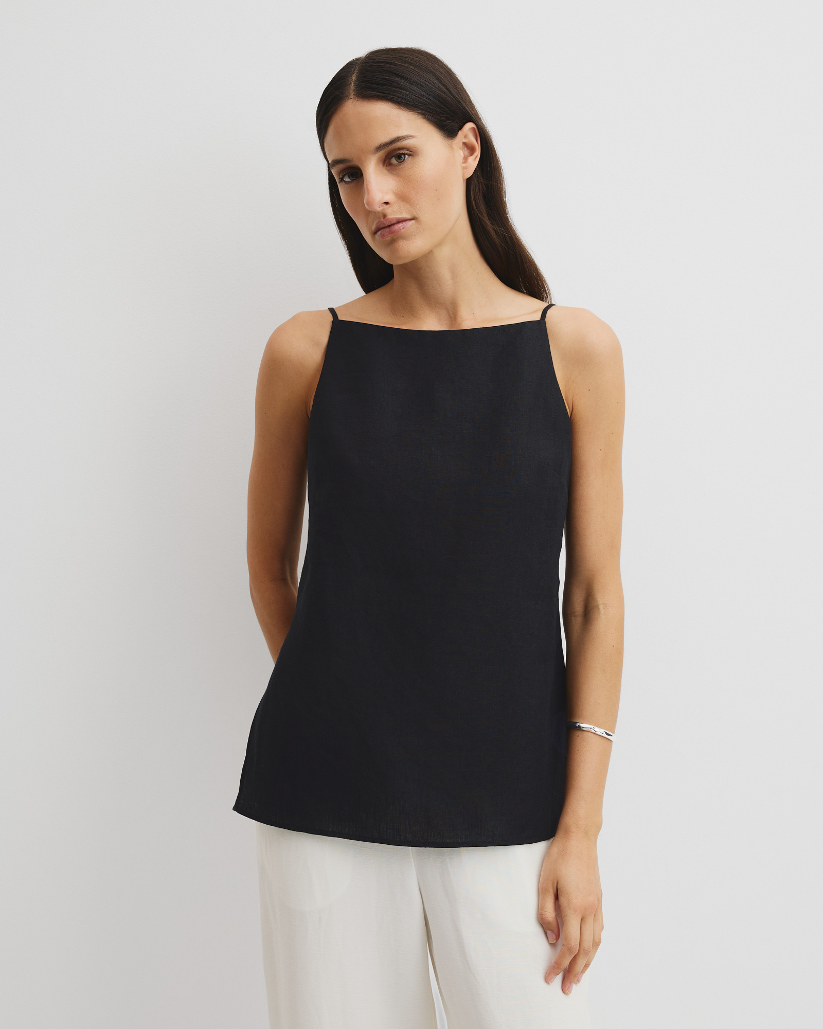 Organically Grown Linen Longline Cami