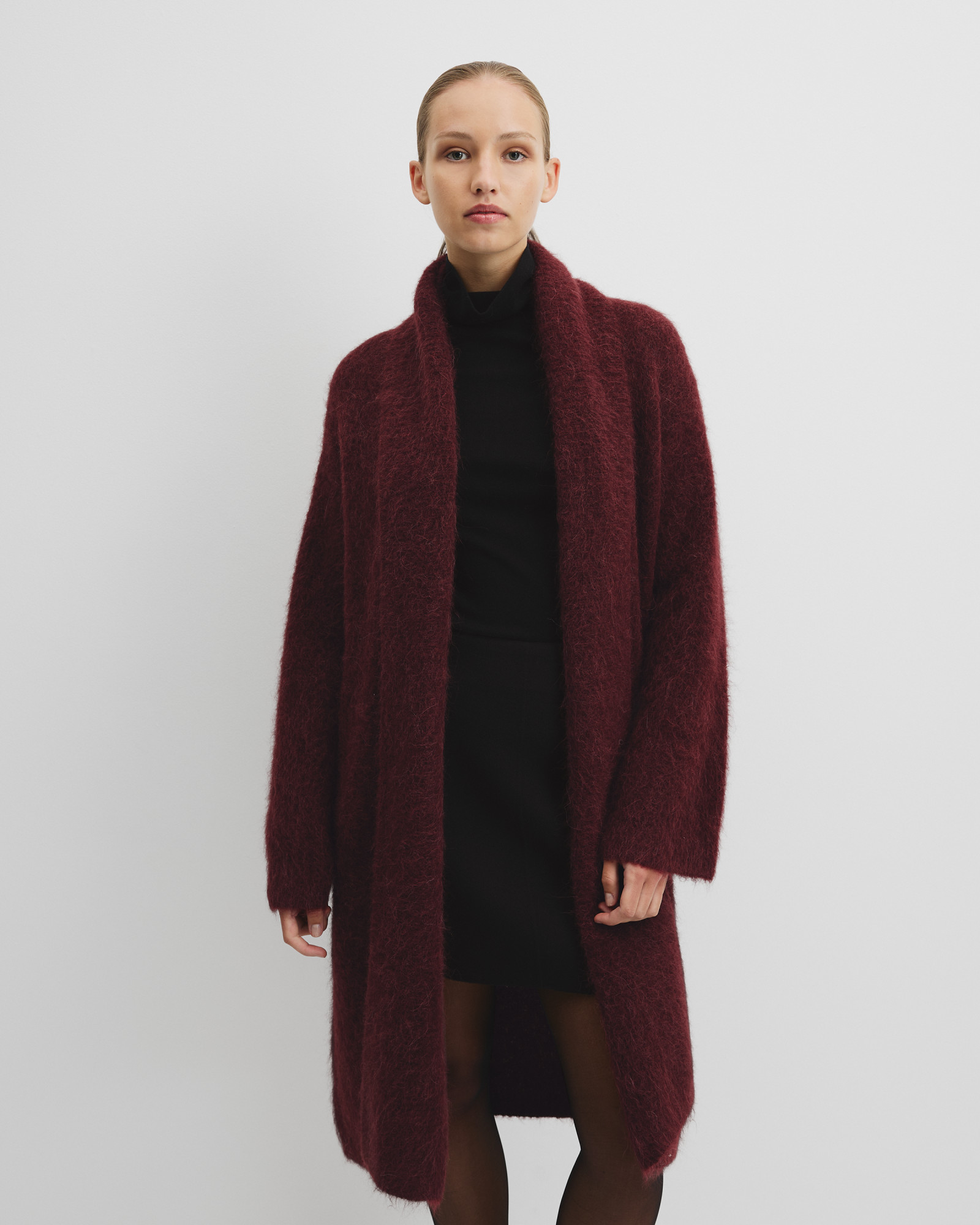 Fluffy Longline Cardigan