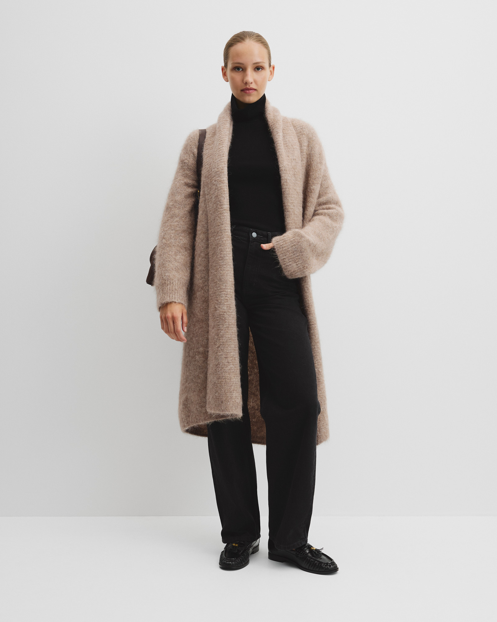 Fluffy Longline Cardigan