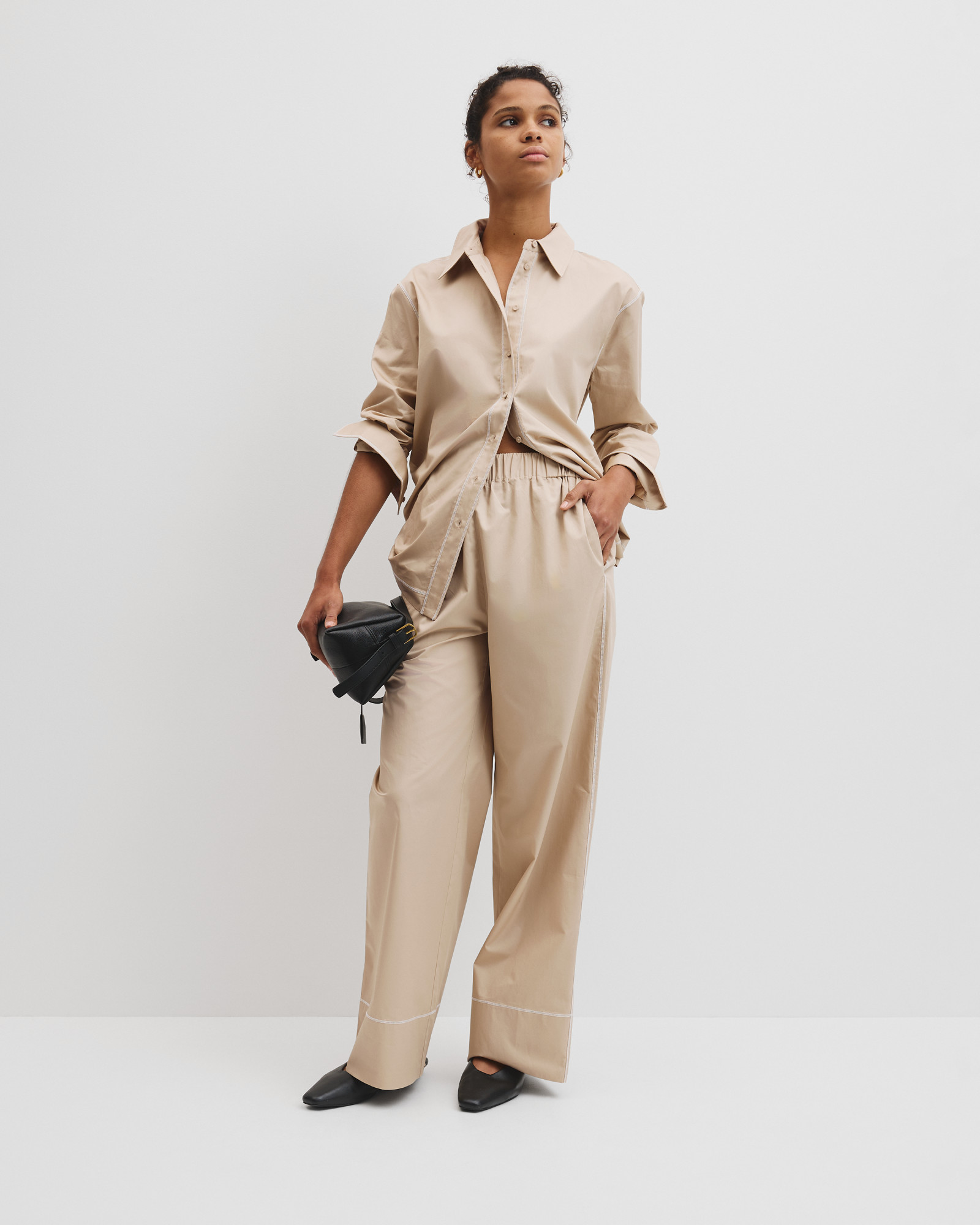 Contrast Stitch Pant