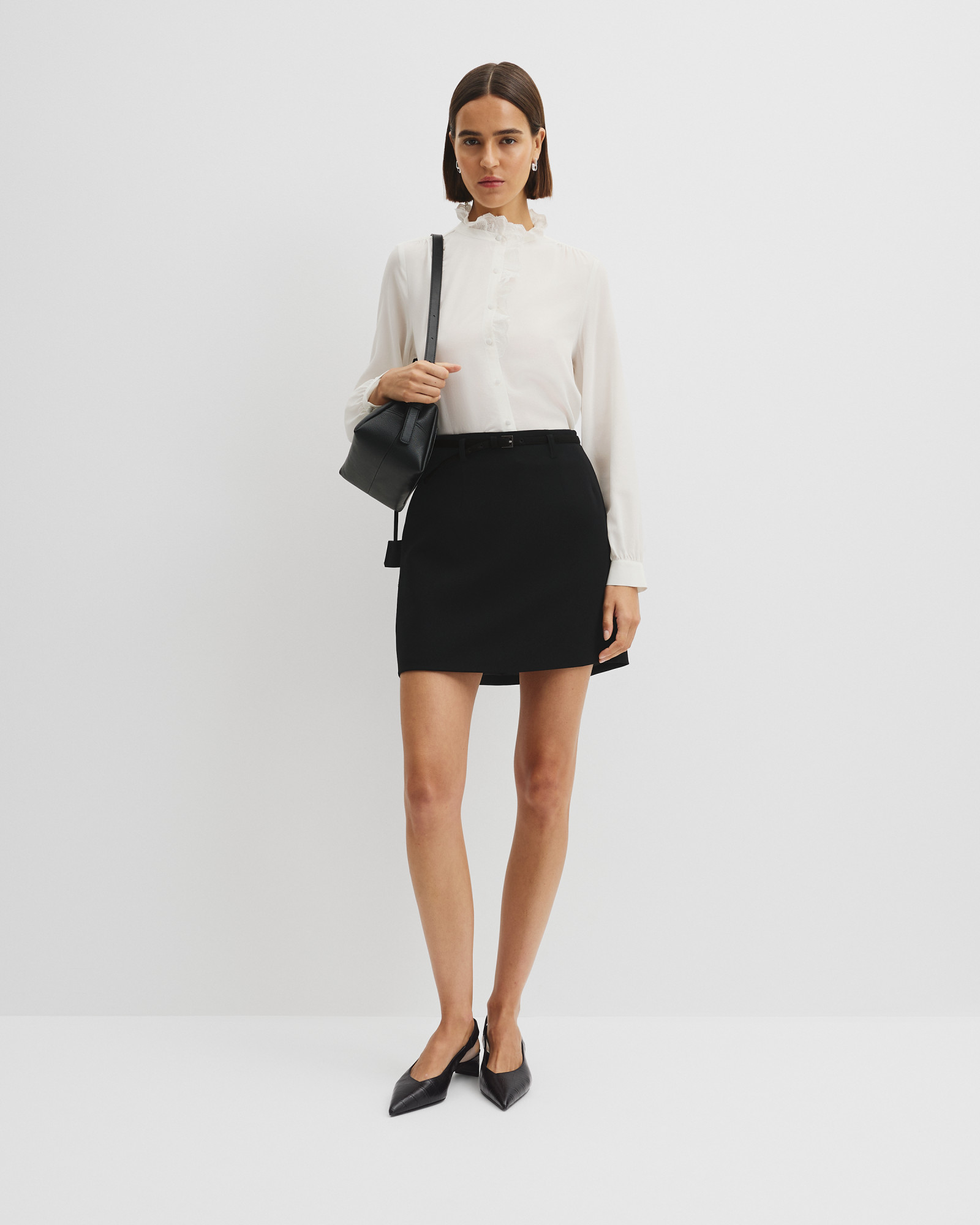 Long Sleeve Ruffle Shirt
