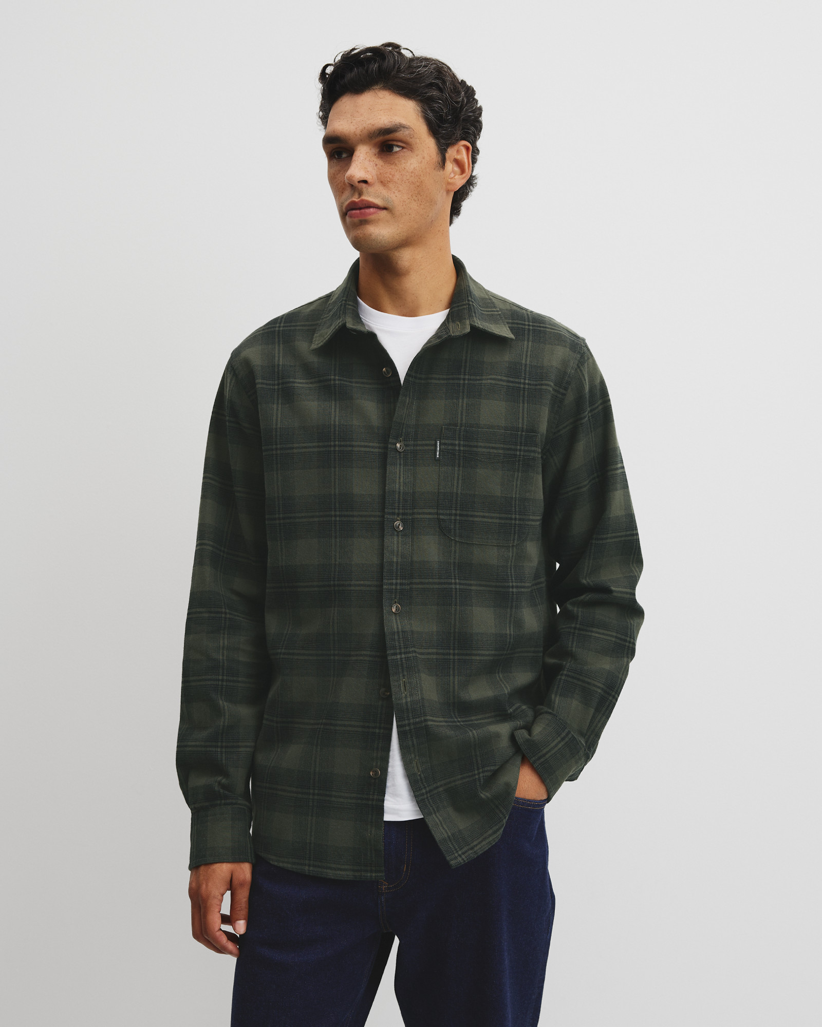 Regular Fit Flannel Check Shirt