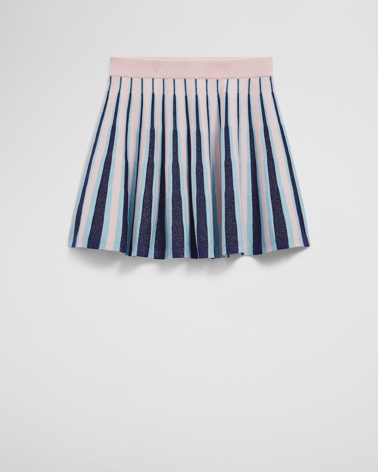 Pleated Knit Skirt