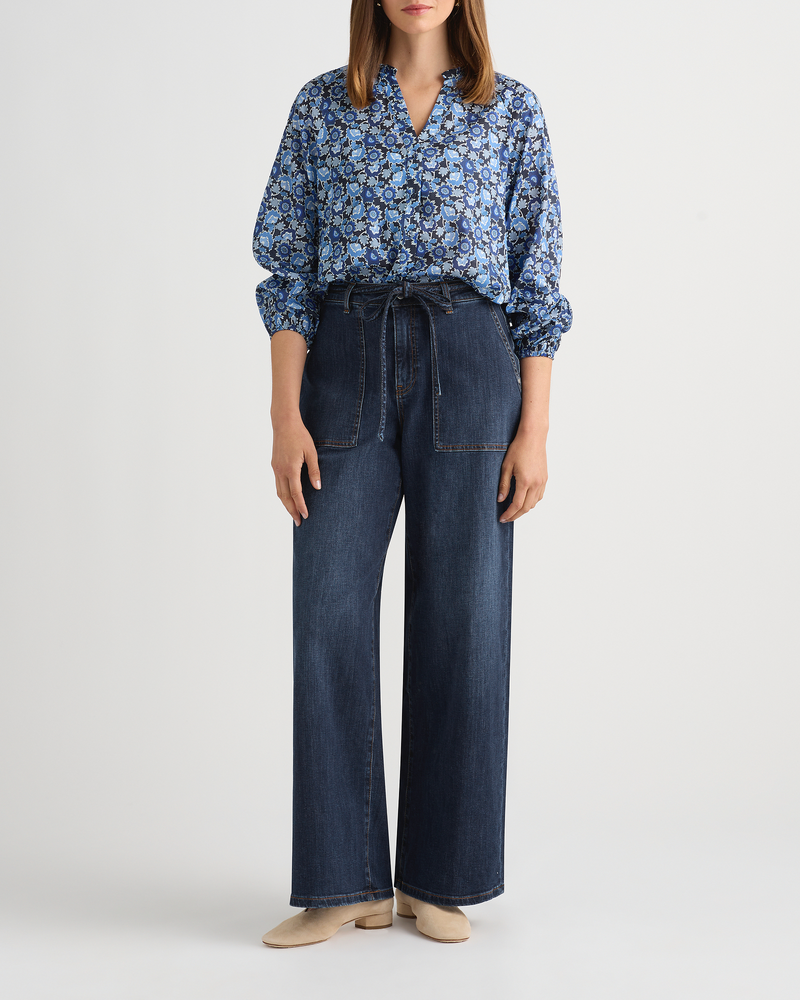 Immare Wide Leg Jeans